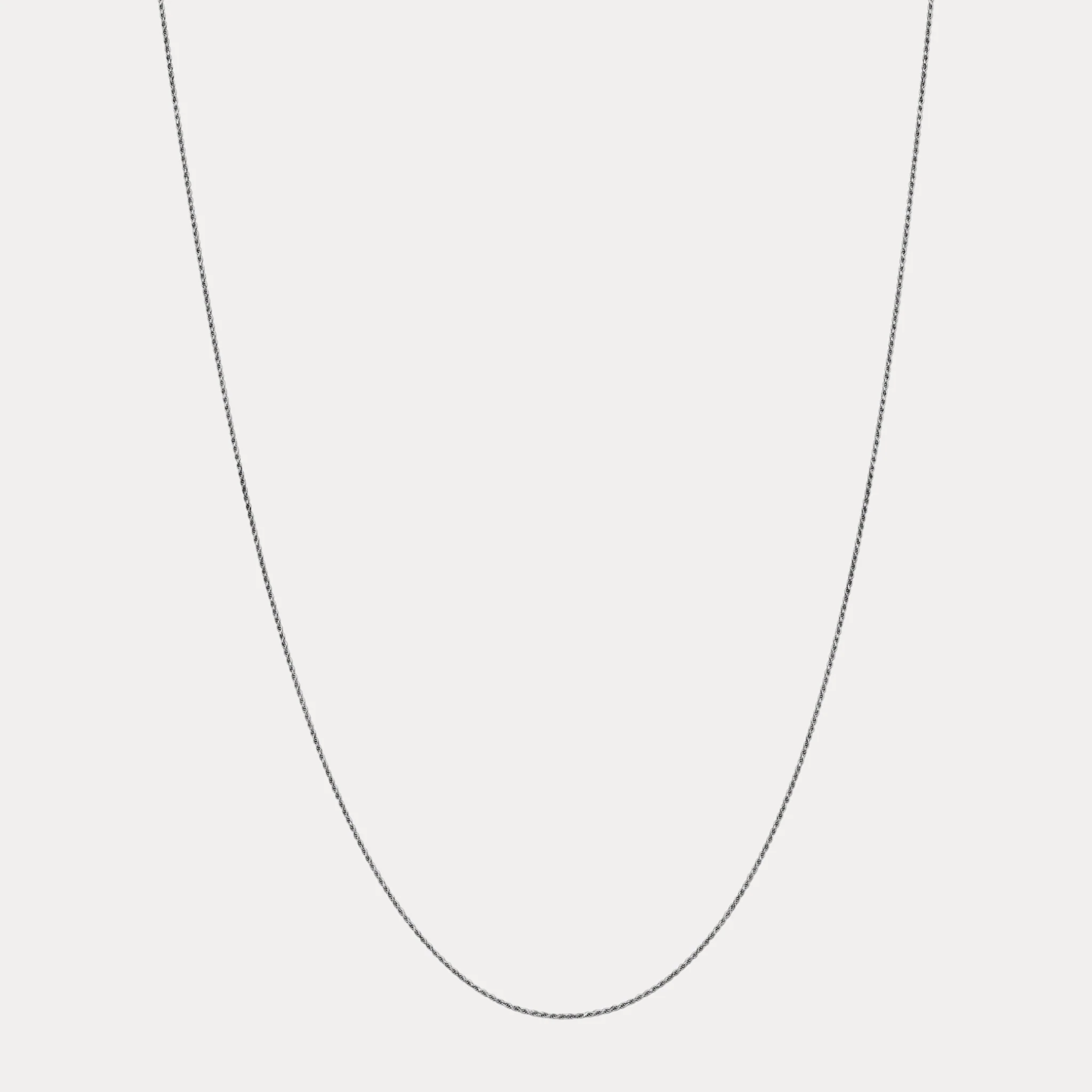 925 Sterling Silver 1.5mm Diamond Cut Rope Chain Necklace - Image 16