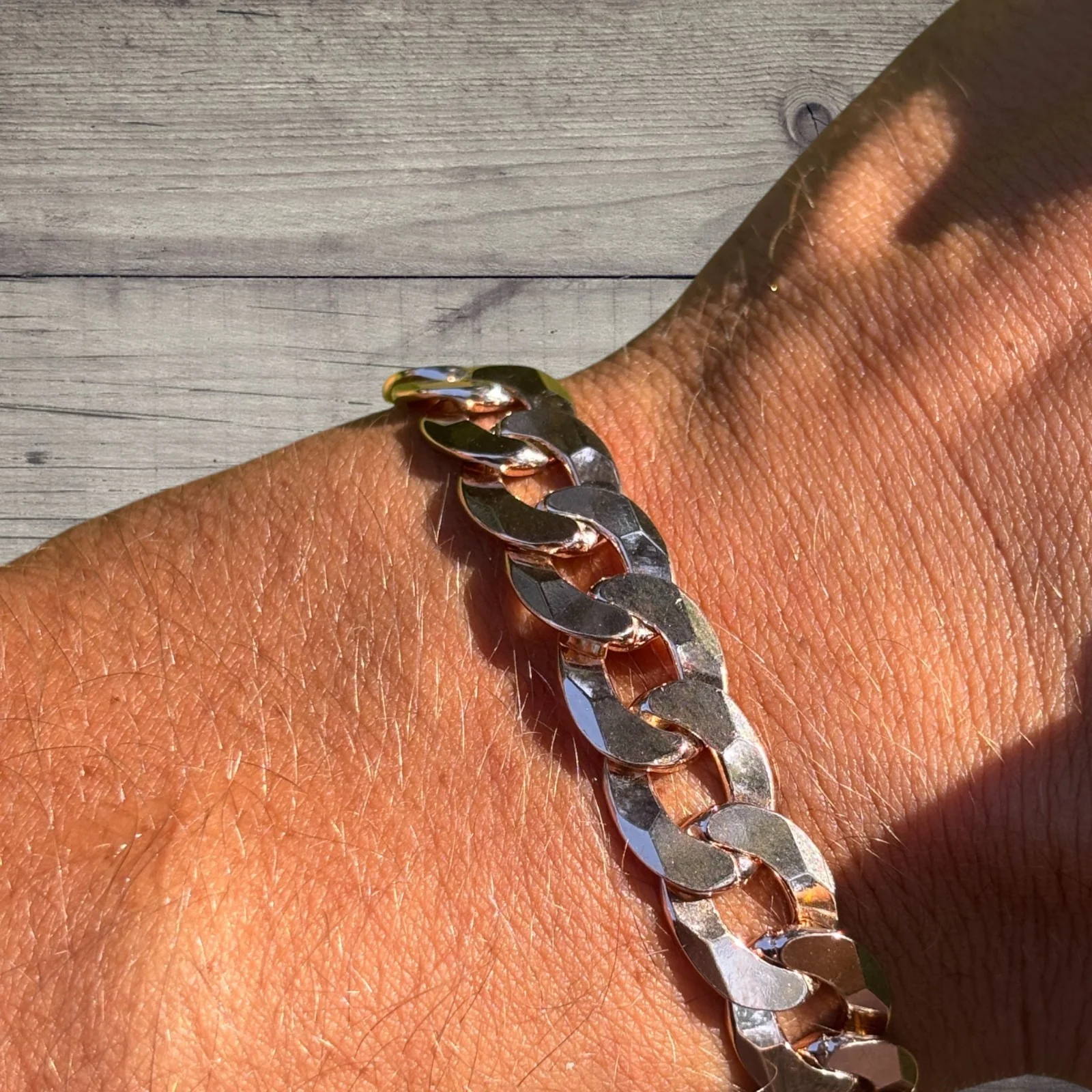 925 Sterling Silver 10.5mm Flat Curb Bracelet - Image 19