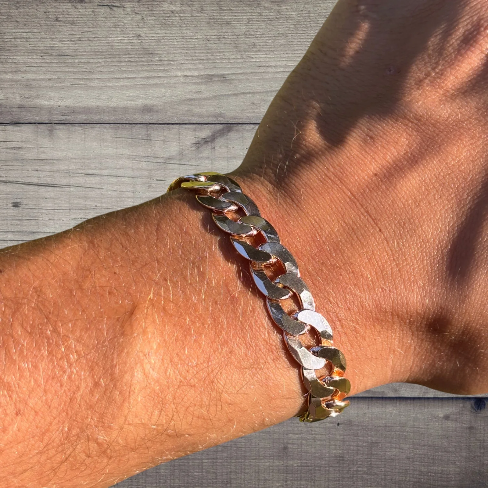 925 Sterling Silver 10.5mm Flat Curb Bracelet - Image 20