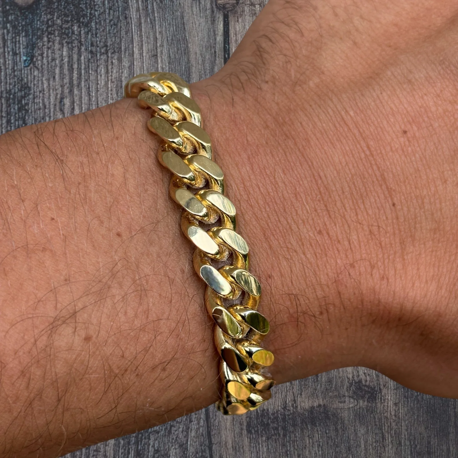 925 Sterling Silver 10mm Miami Cuban W. Box Clasp Bracelet - Image 18