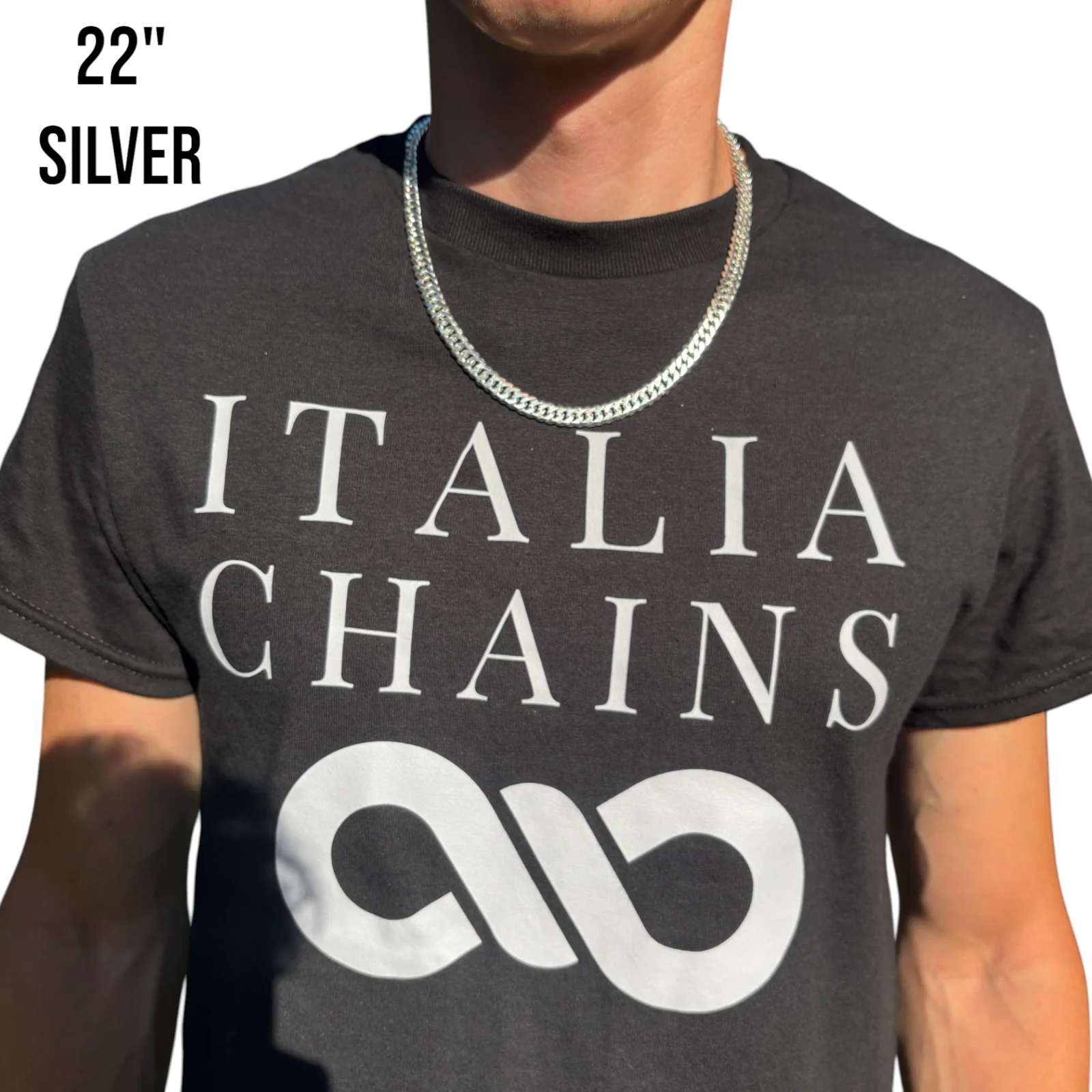 925 Sterling Silver 10mm Double Curb Chain Necklace - Image 12
