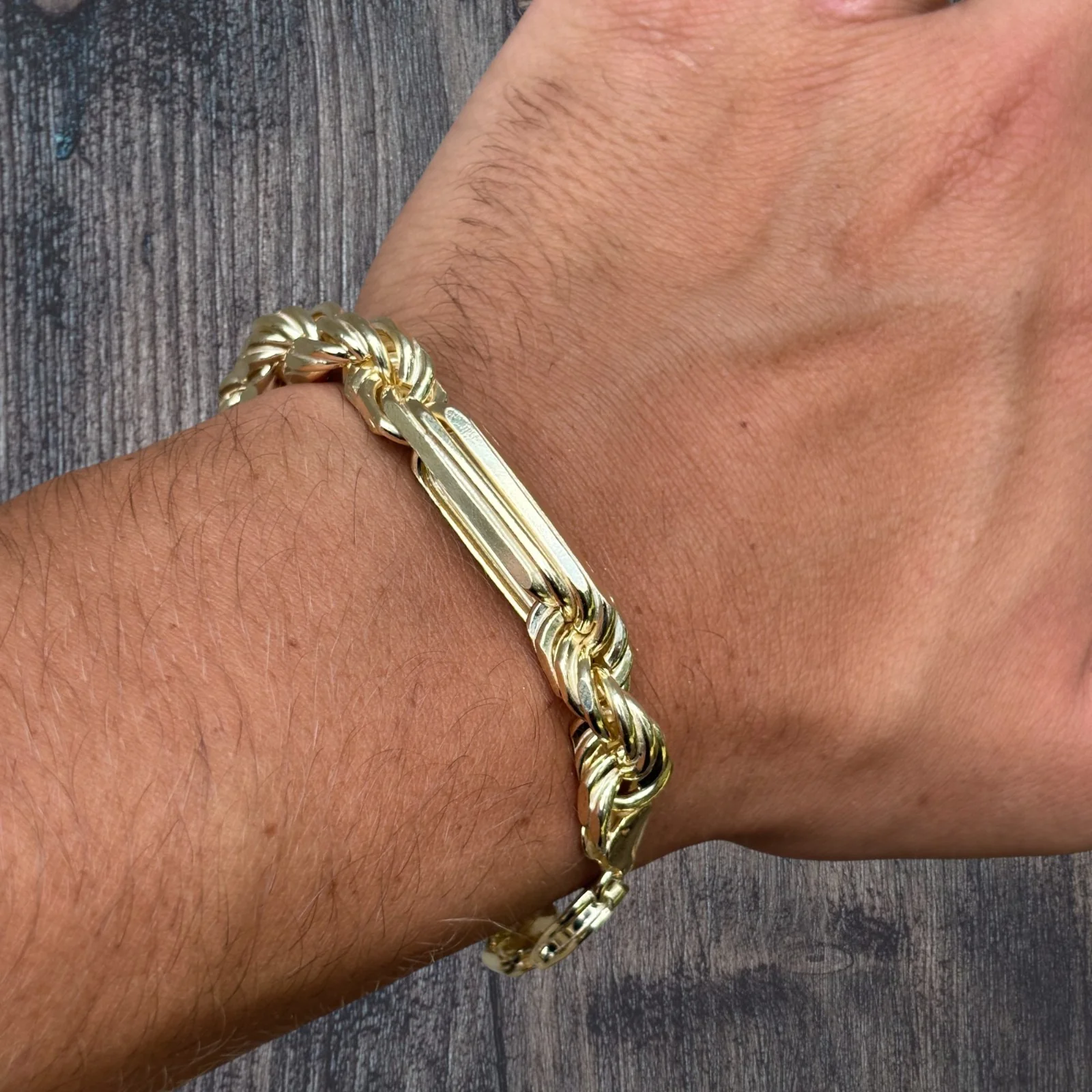 925 Sterling Silver 10mm Figarope Milano Bracelet - Image 22
