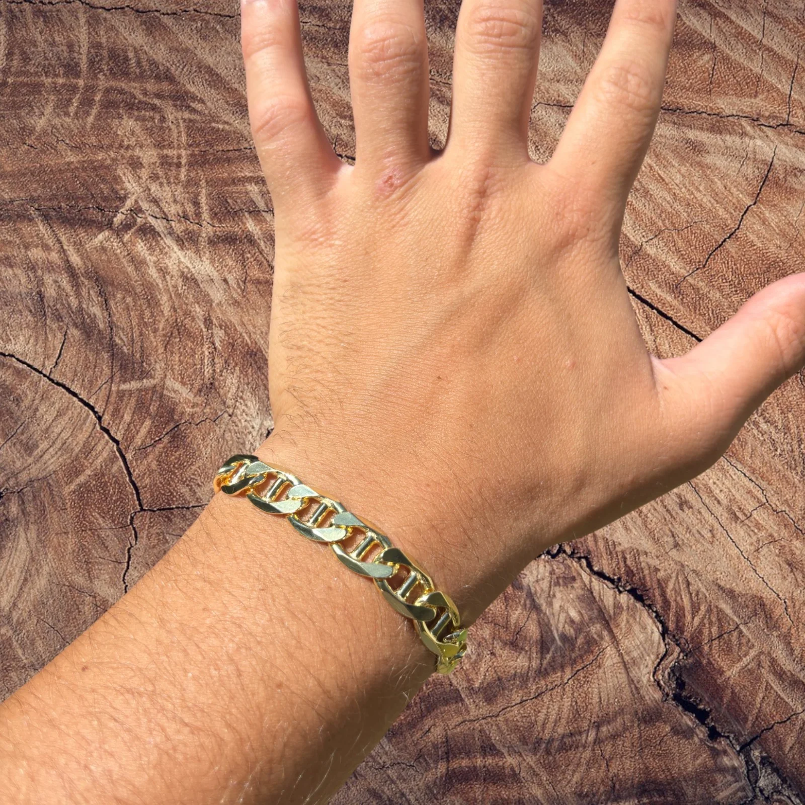 925 Sterling Silver 10mm Mariner Bracelet - Image 20