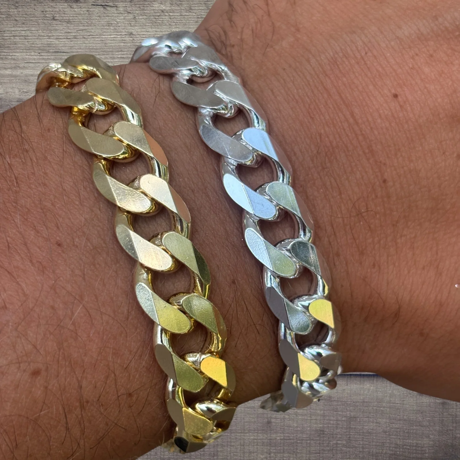 925 Sterling Silver 12mm Curb Bracelet - Image 17