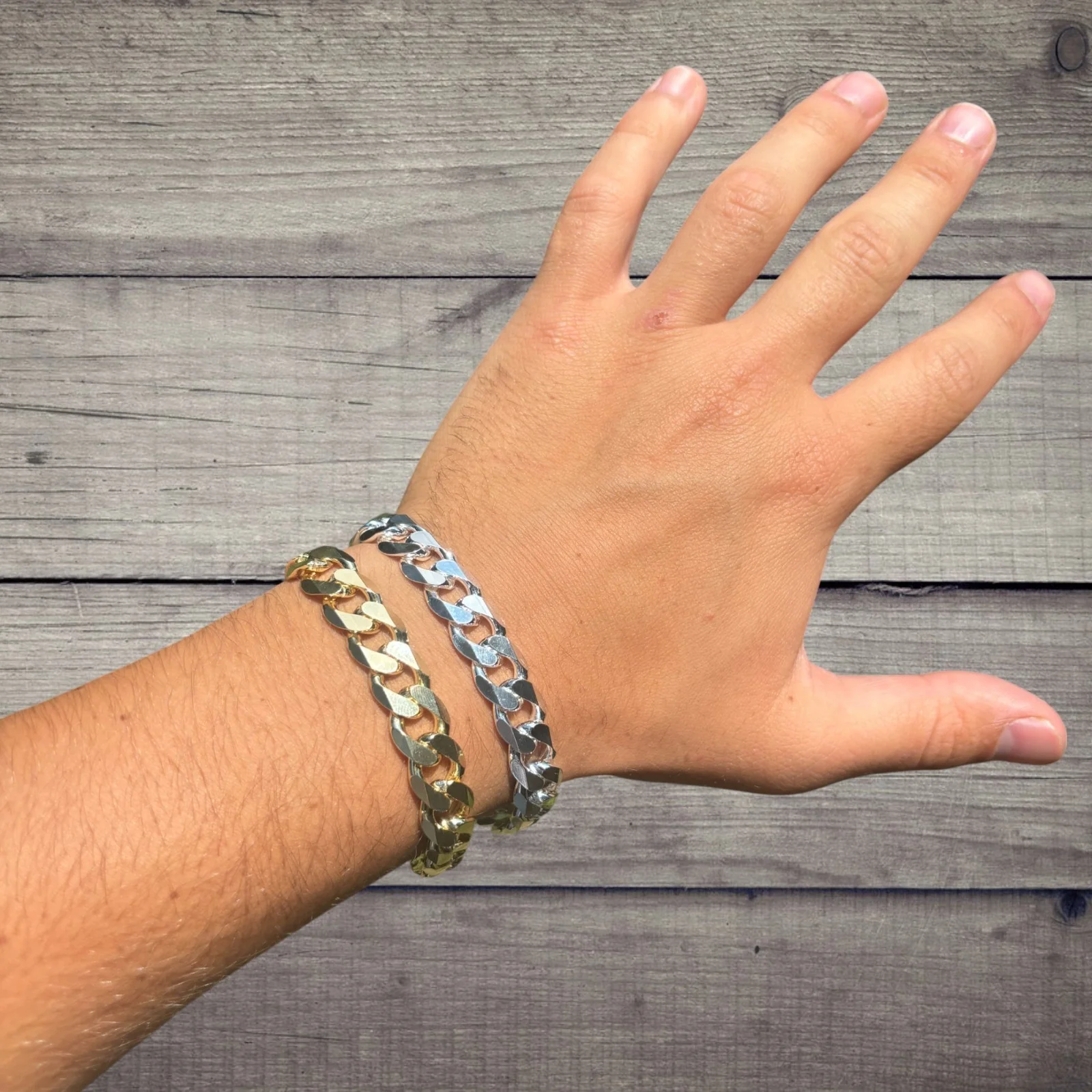 925 Sterling Silver 12mm Curb Bracelet - Image 18