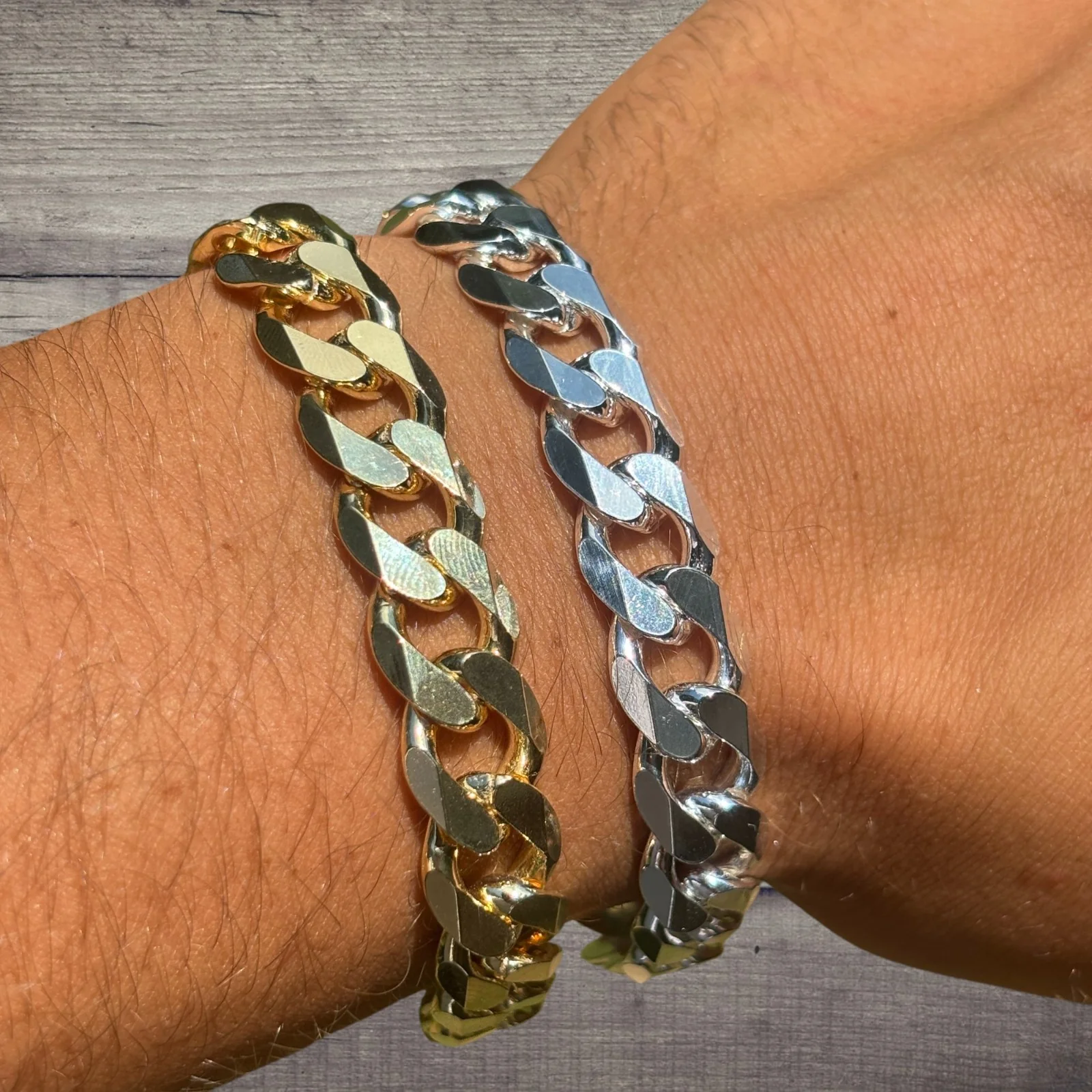 925 Sterling Silver 12mm Curb Bracelet - Image 3