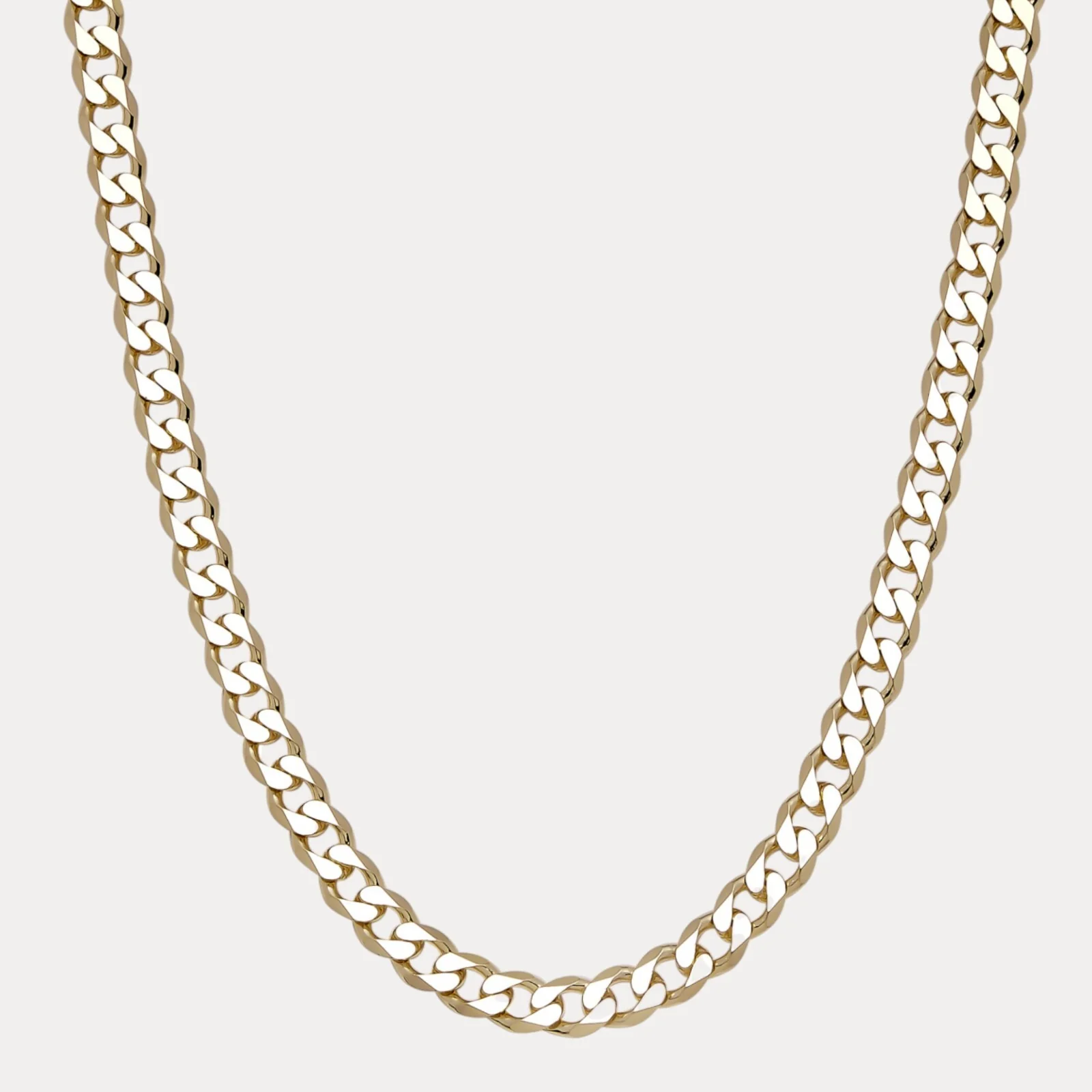 925 Sterling Silver 12mm Curb Chain Necklace - Image 2