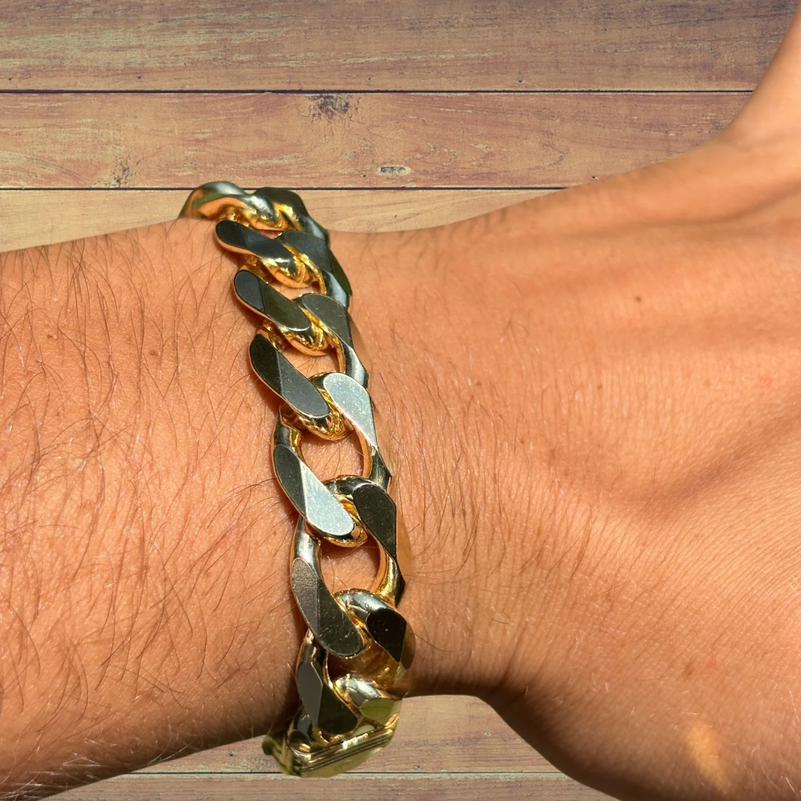 925 Sterling Silver 13.5mm Curb Bracelet - Image 20
