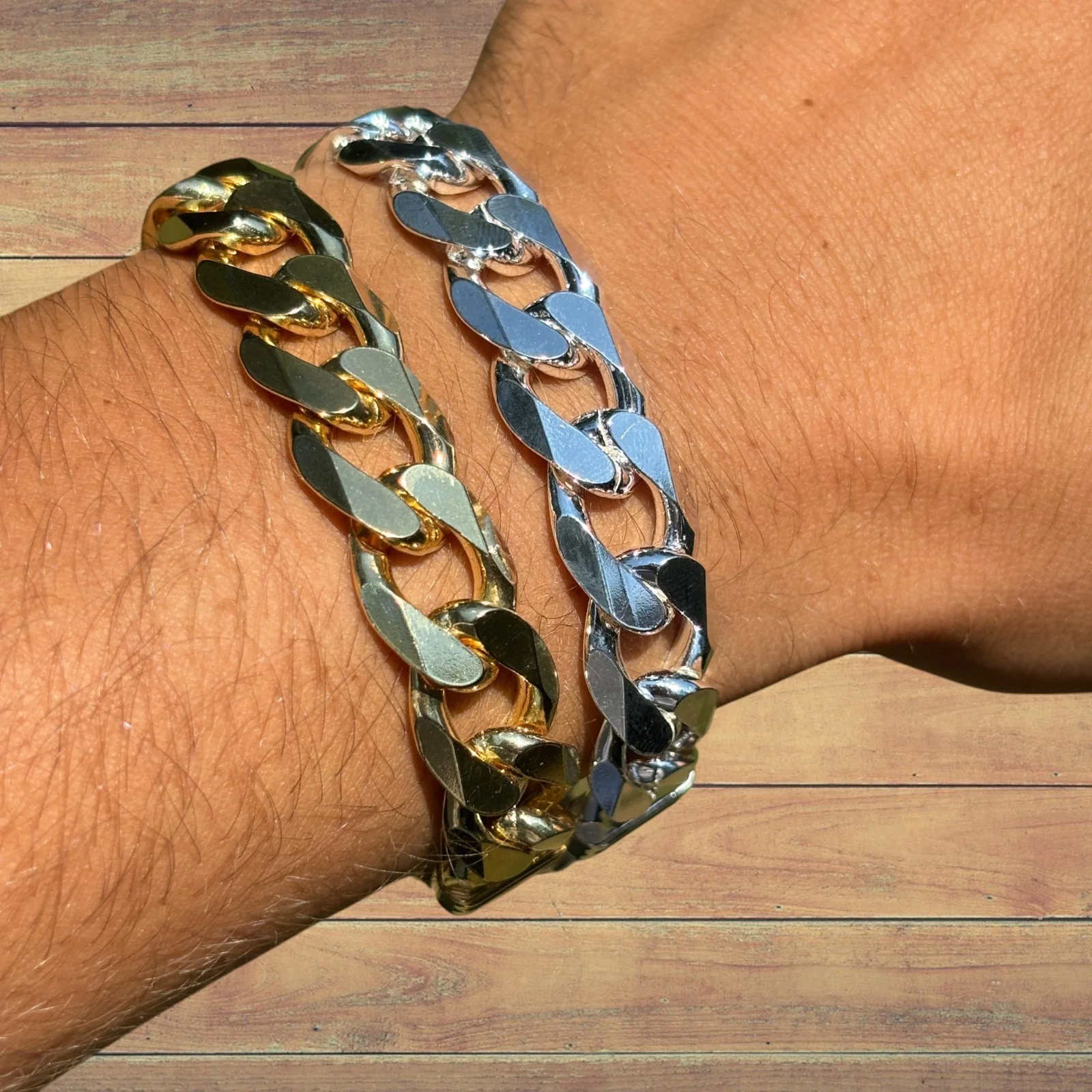 925 Sterling Silver 13.5mm Curb Bracelet - Image 3