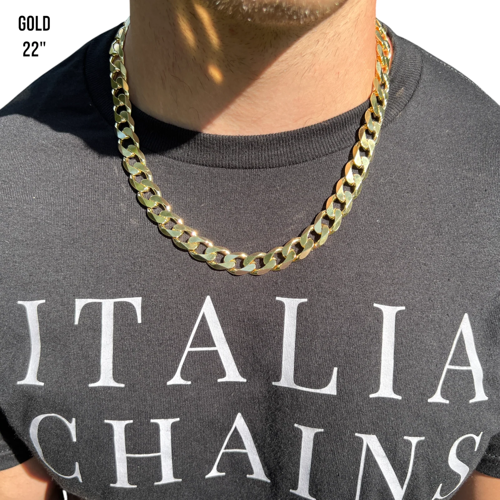 925 Sterling Silver 13.5mm Curb Chain Necklace - Image 14
