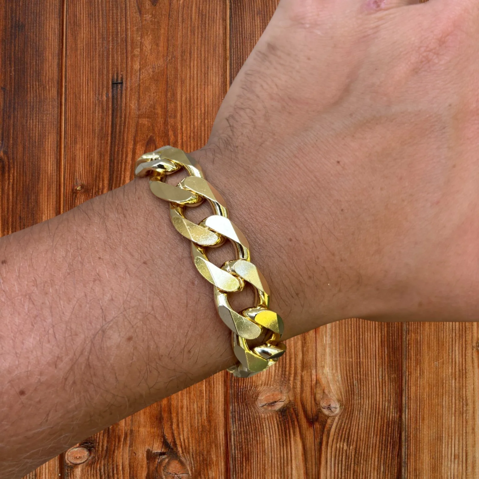 925 Sterling Silver 15mm Curb Bracelet - Image 18