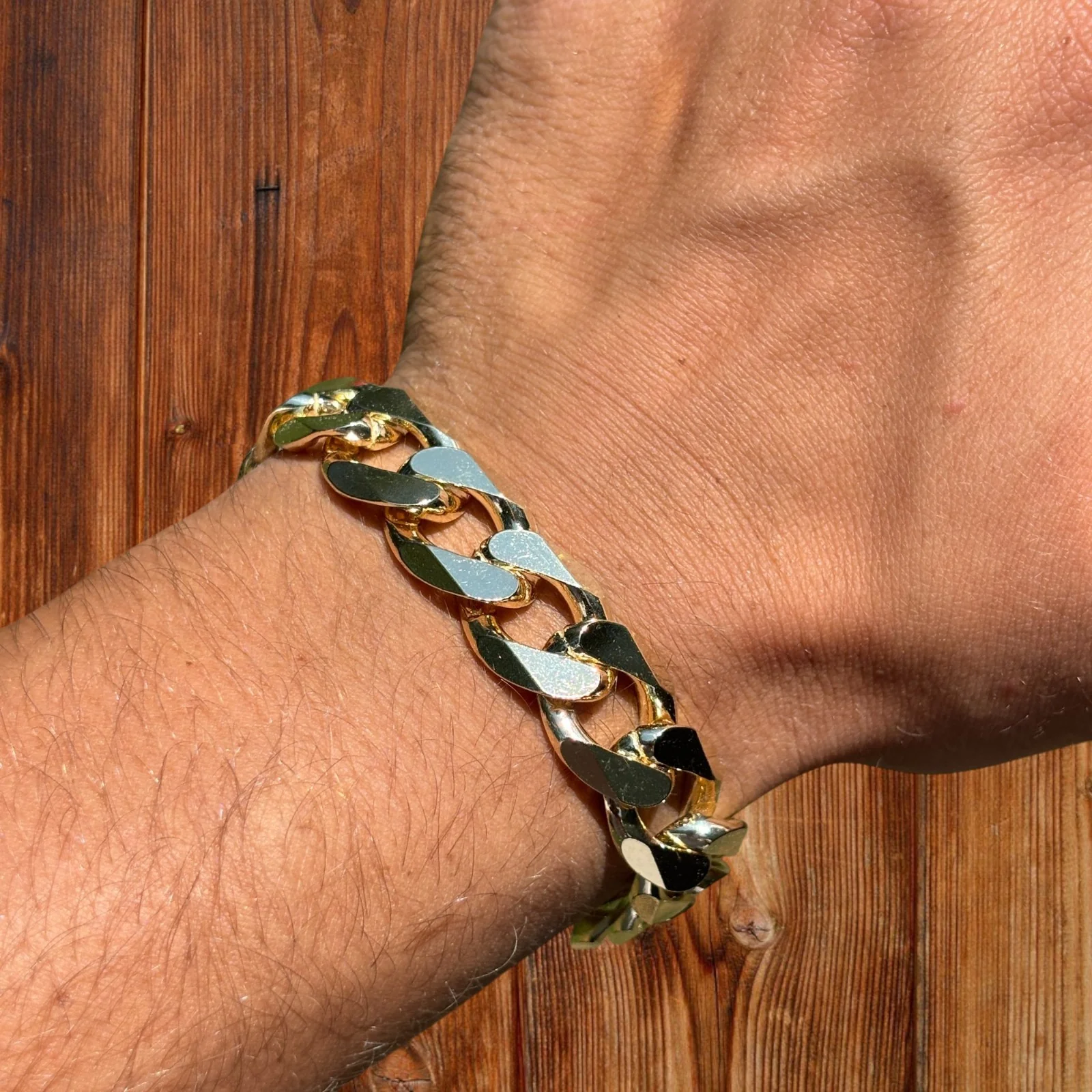 925 Sterling Silver 15mm Curb Bracelet - Image 22