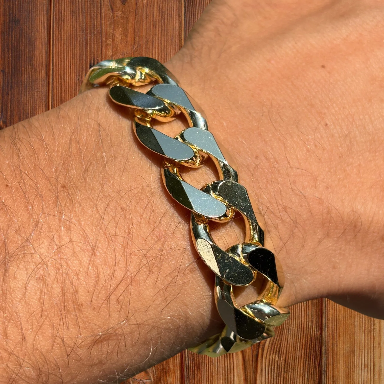 925 Sterling Silver 15mm Curb Bracelet - Image 23