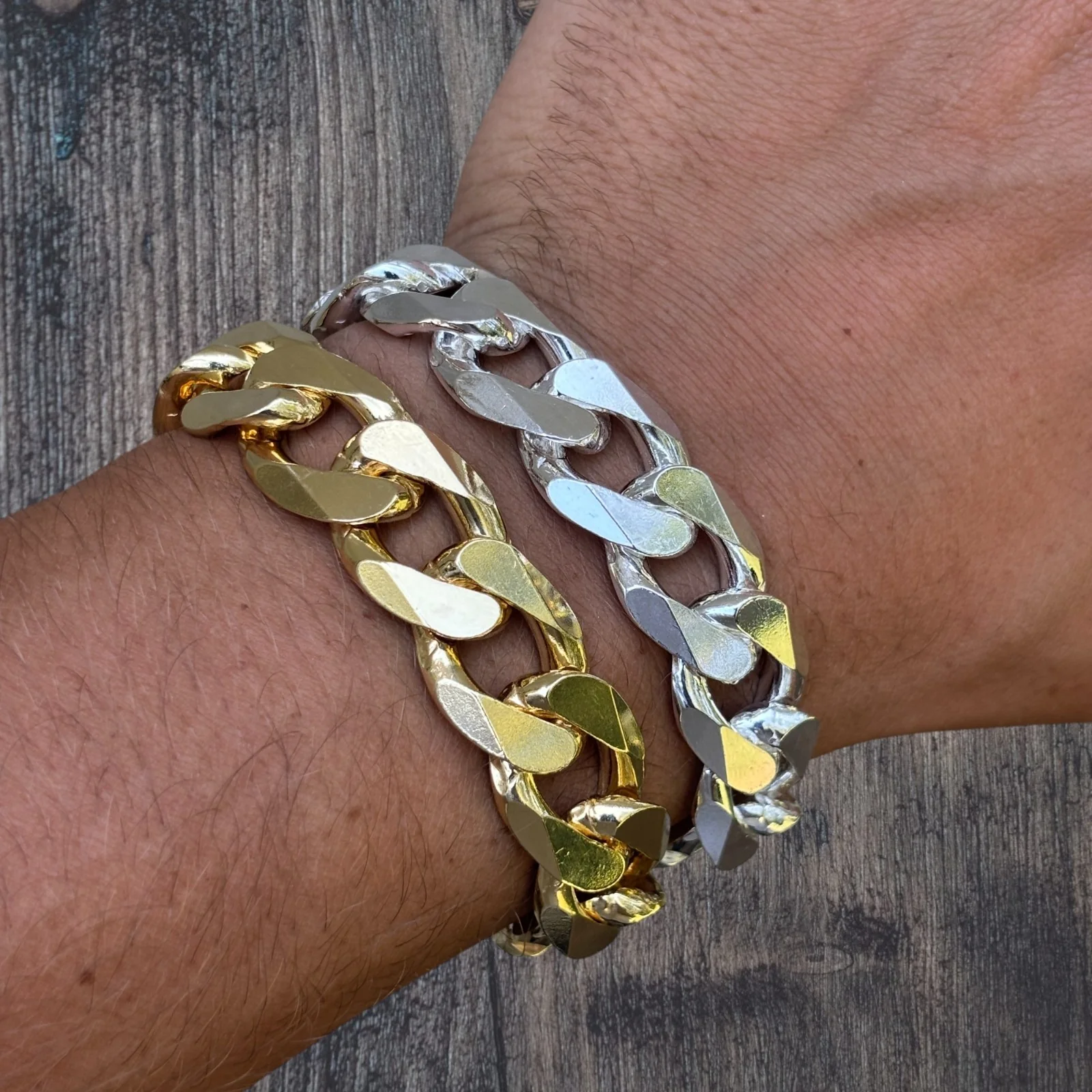 925 Sterling Silver 16mm Curb Bracelet - Image 15