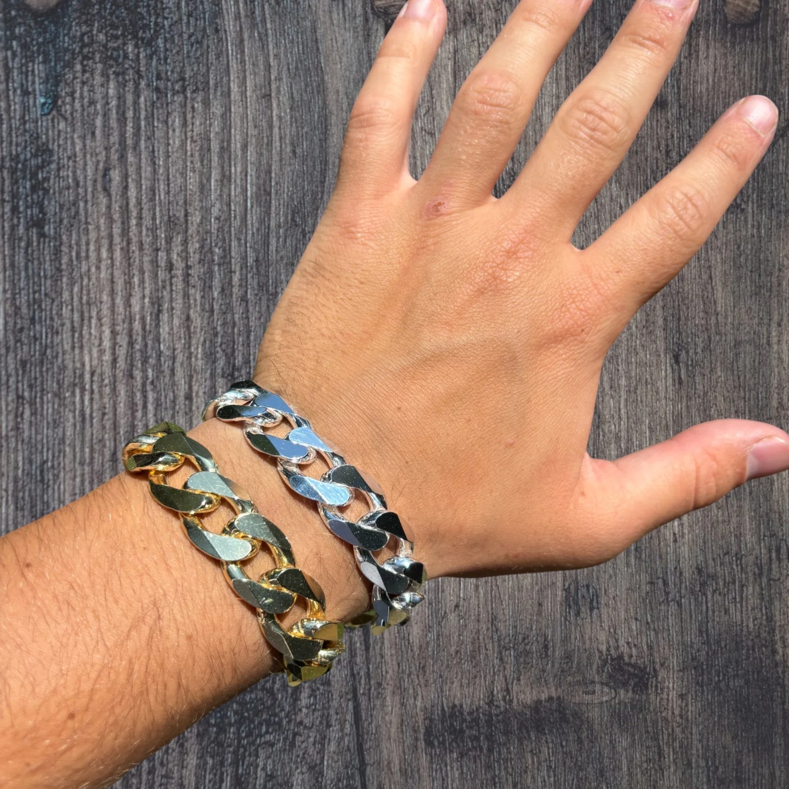 925 Sterling Silver 16mm Curb Bracelet - Image 16