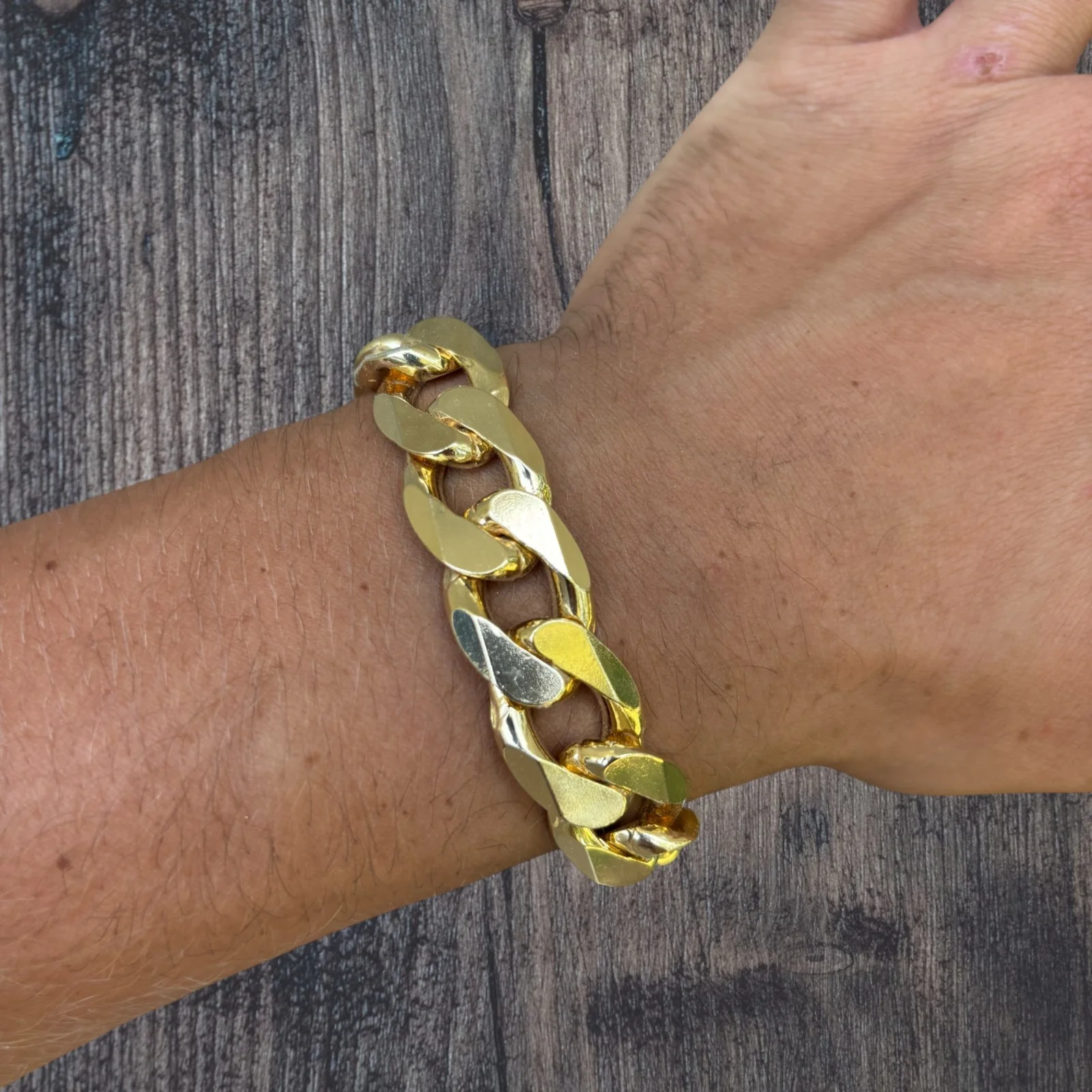 925 Sterling Silver 16mm Curb Bracelet - Image 18