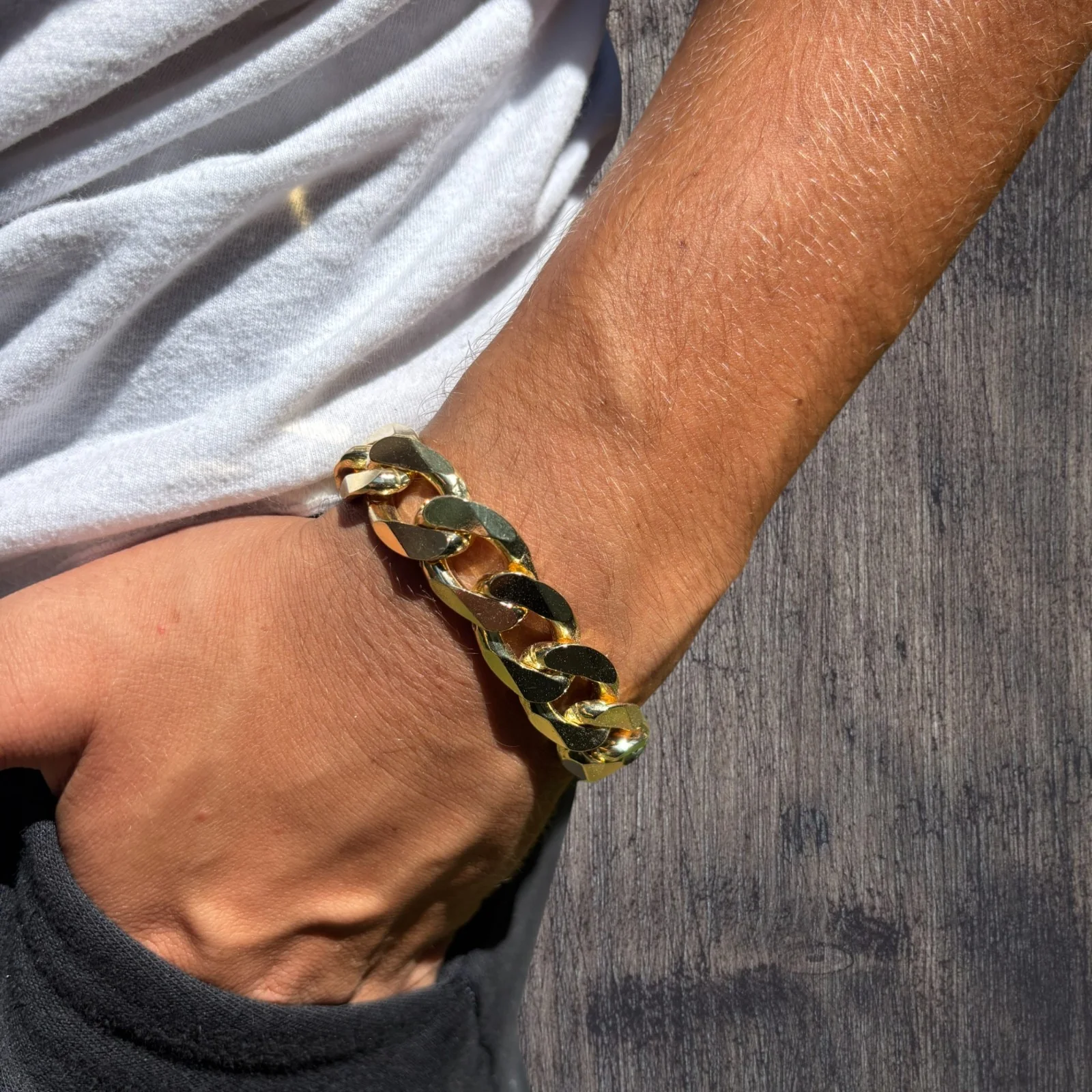 925 Sterling Silver 16mm Curb Bracelet - Image 22