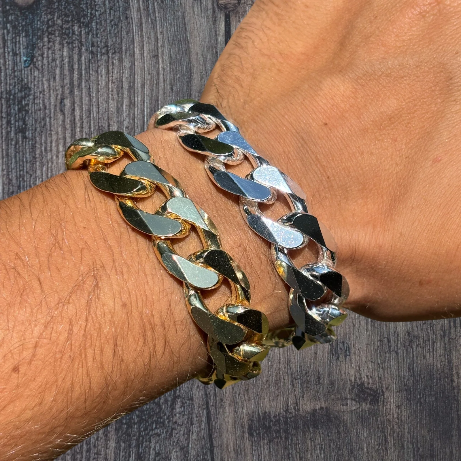 925 Sterling Silver 16mm Curb Bracelet - Image 3