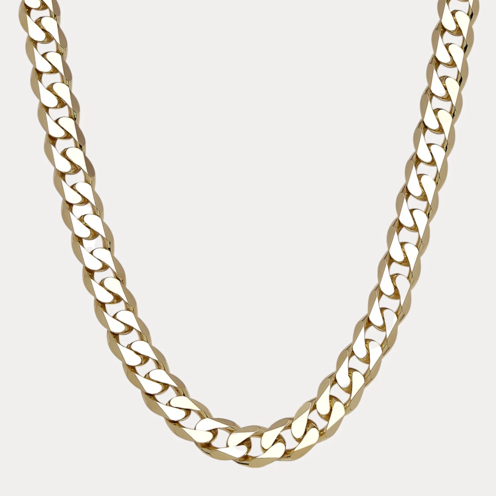 925 Sterling Silver 16mm Curb Chain Necklace - Image 2