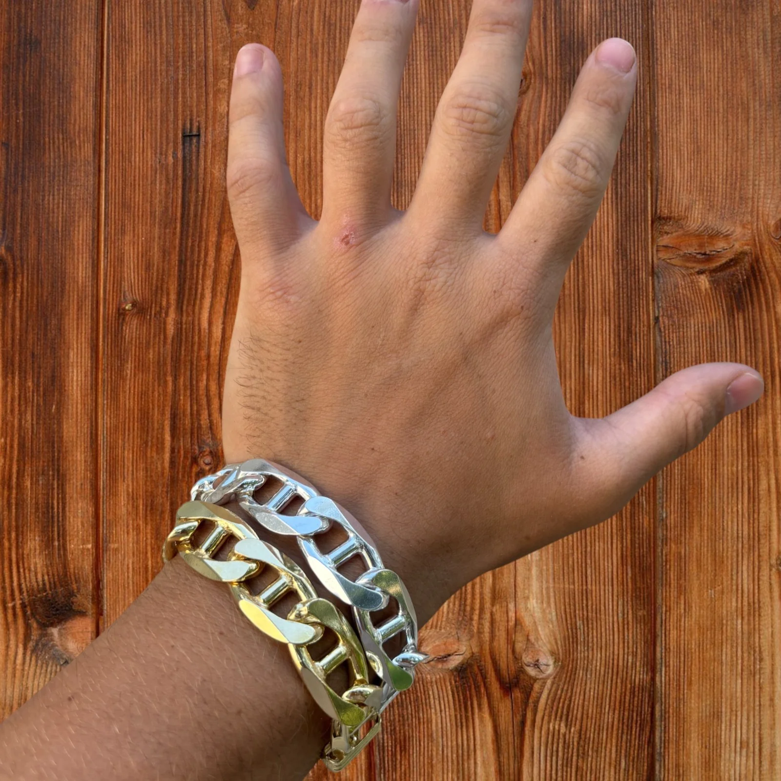 925 Sterling Silver 16mm Mariner Bracelet - Image 17