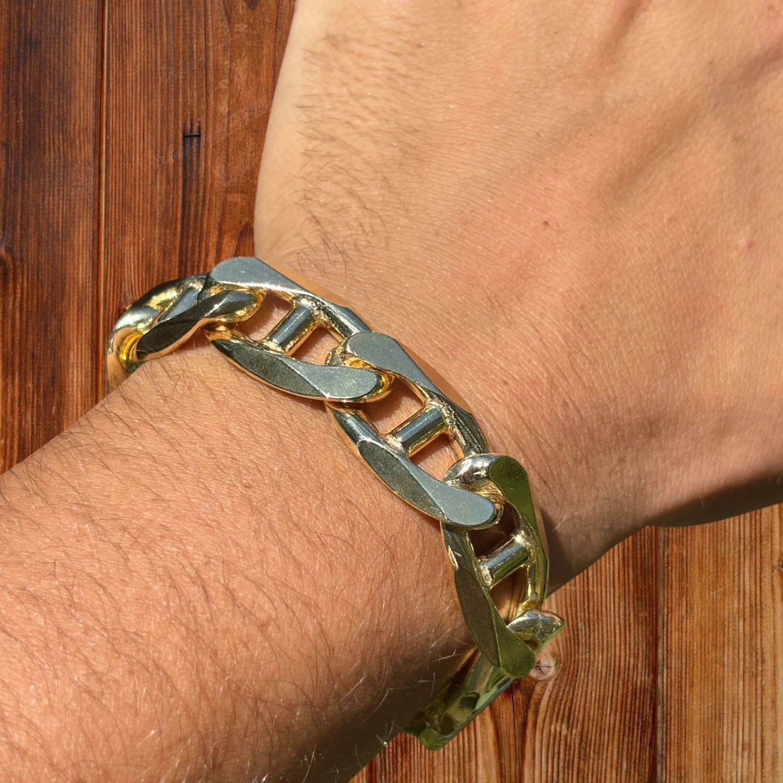 925 Sterling Silver 16mm Mariner Bracelet - Image 18