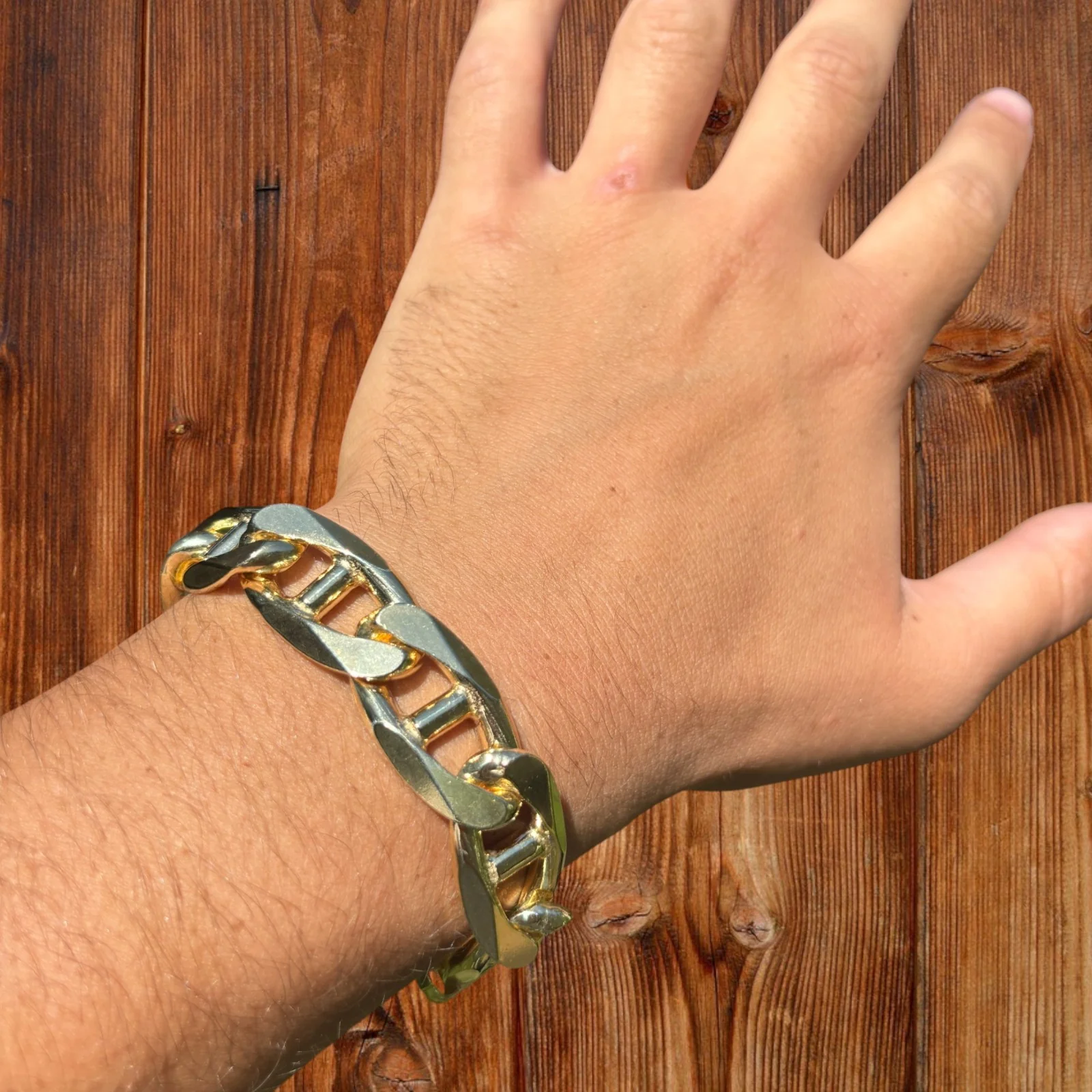 925 Sterling Silver 16mm Mariner Bracelet - Image 19