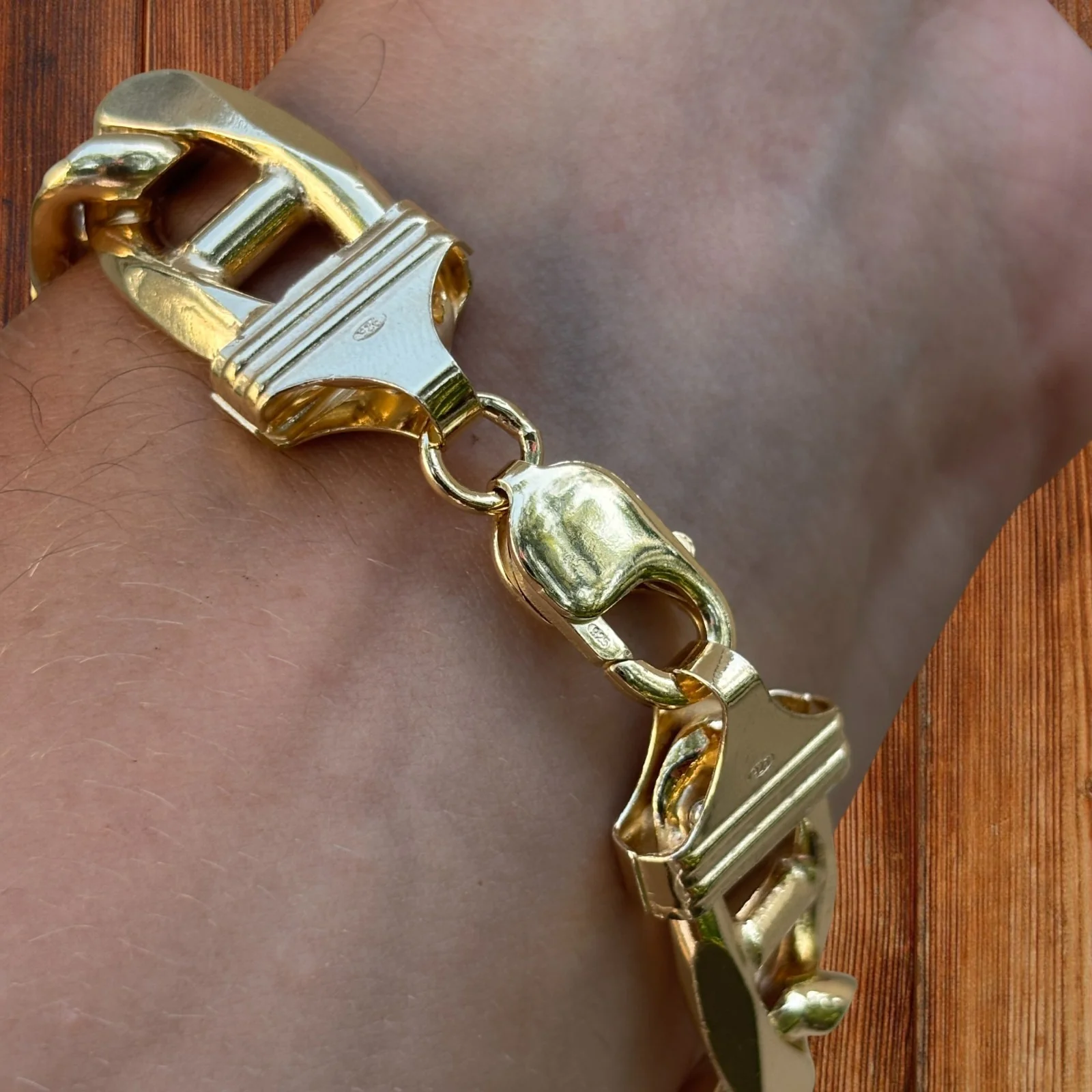 925 Sterling Silver 16mm Mariner Bracelet - Image 21