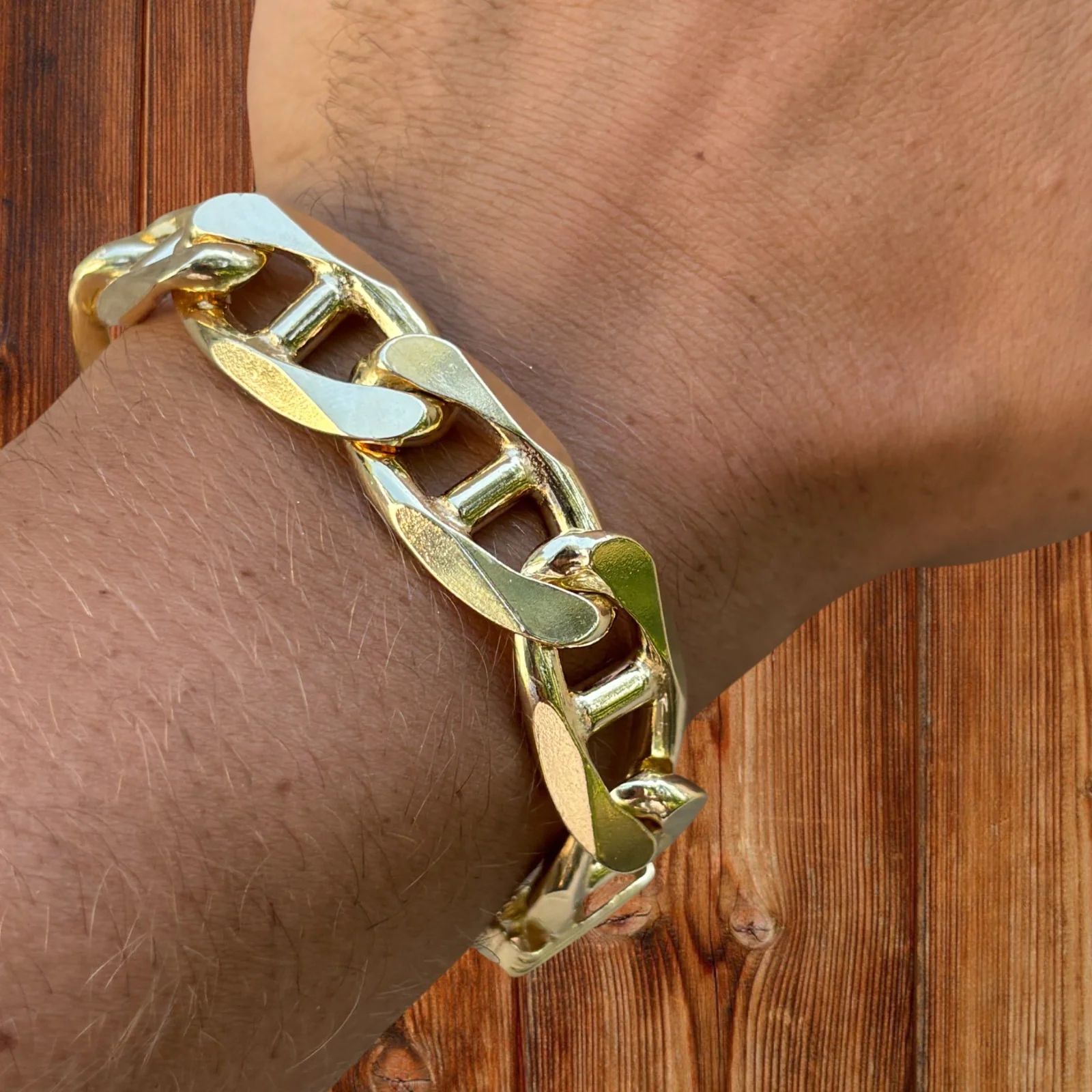925 Sterling Silver 16mm Mariner Bracelet - Image 22