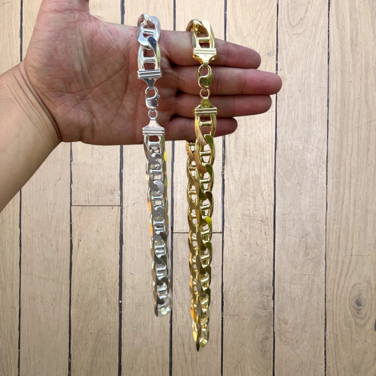 925 Sterling Silver 16mm Mariner Chain Necklace - Image 7