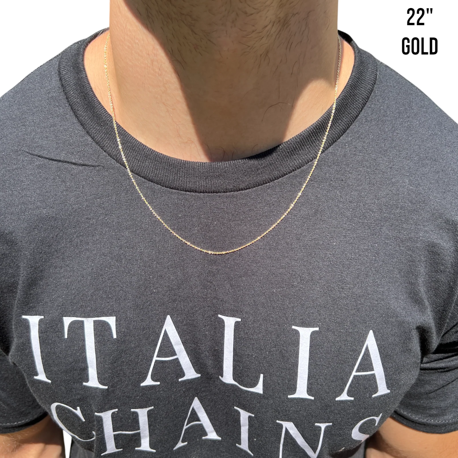 925 Sterling Silver 1mm Cable Chain Necklace - Image 16