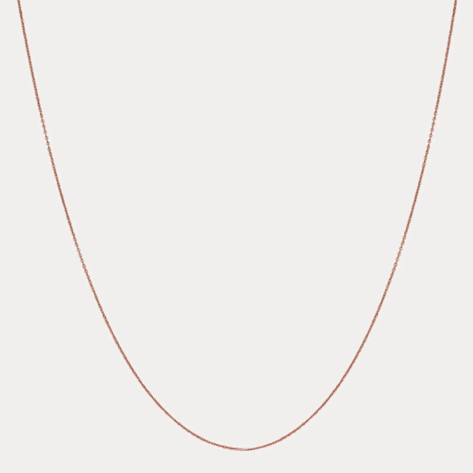 925 Sterling Silver 1mm Cable Chain Necklace - Image 3