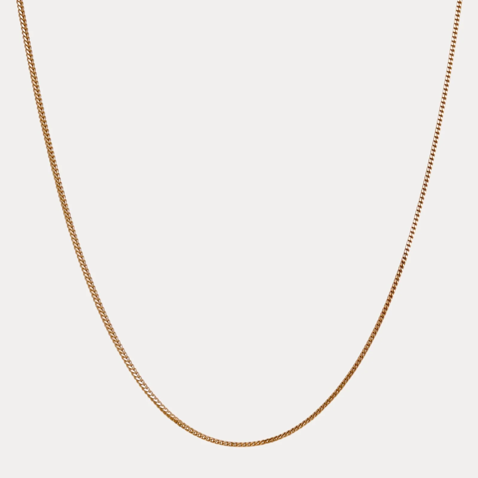 925 Sterling Silver 2.5mm Franco Chain Necklace - Image 3