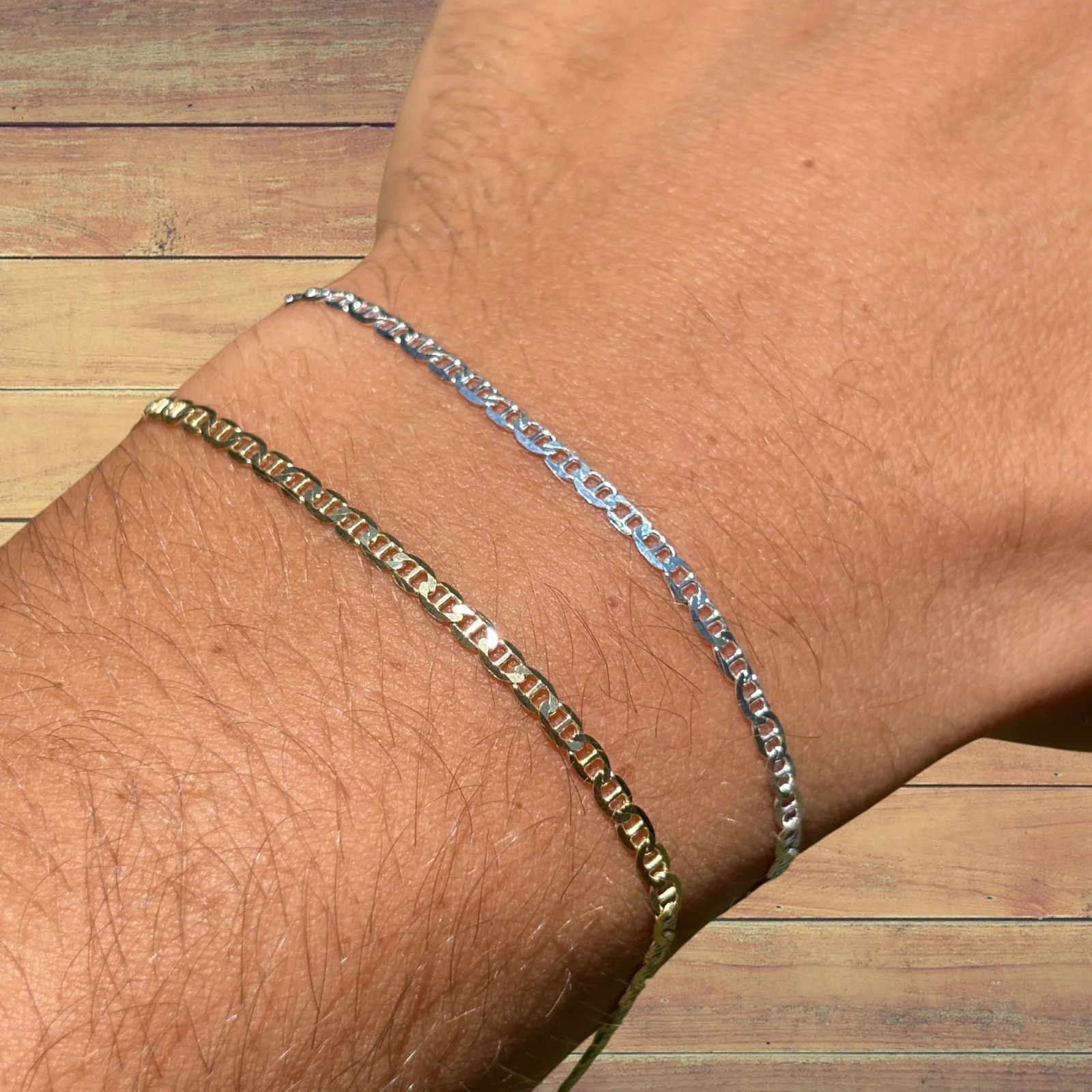 925 Sterling Silver 2.5mm Mariner Bracelet - Image 3