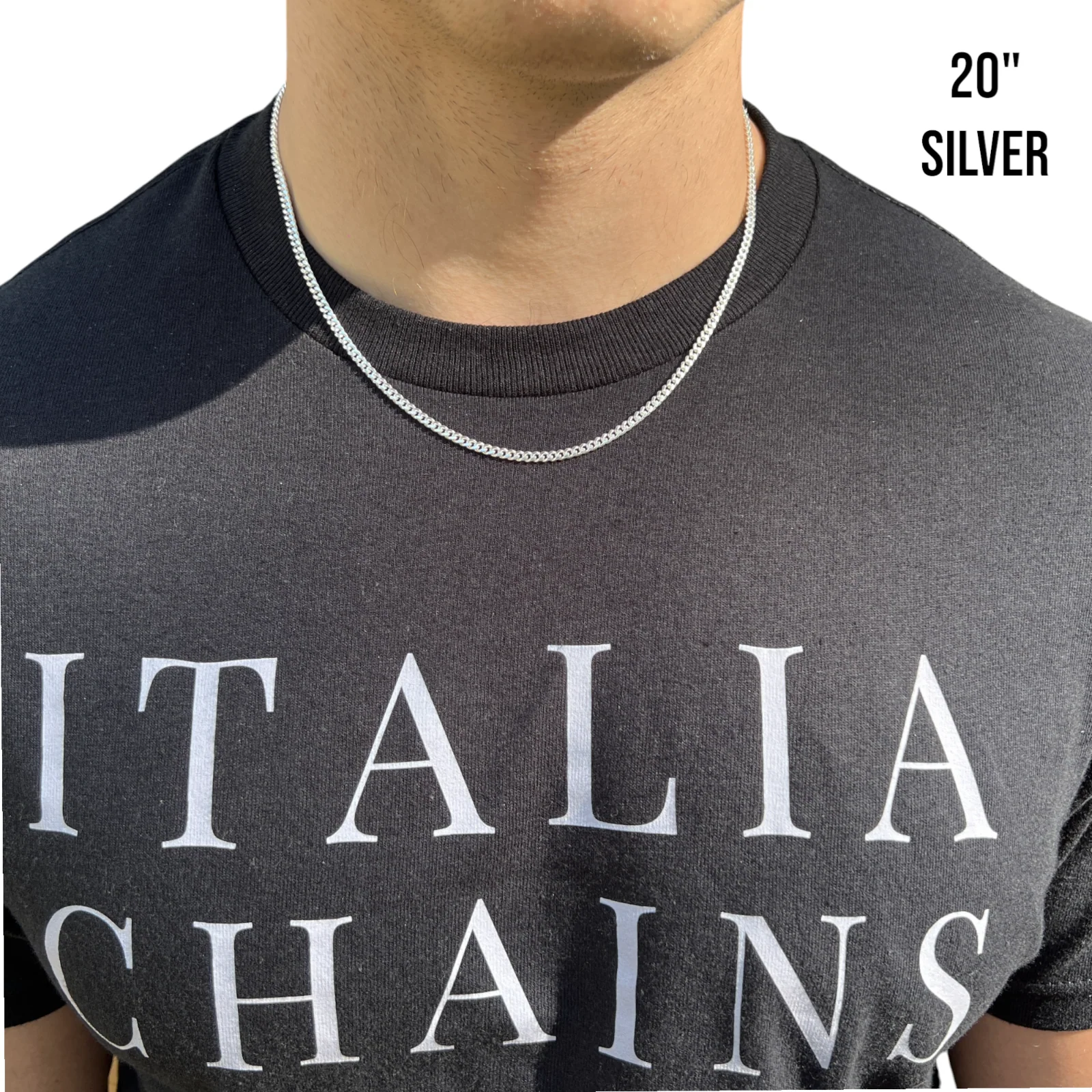 925 Sterling Silver 2.5mm Miami Cuban Chain Necklace - Image 12