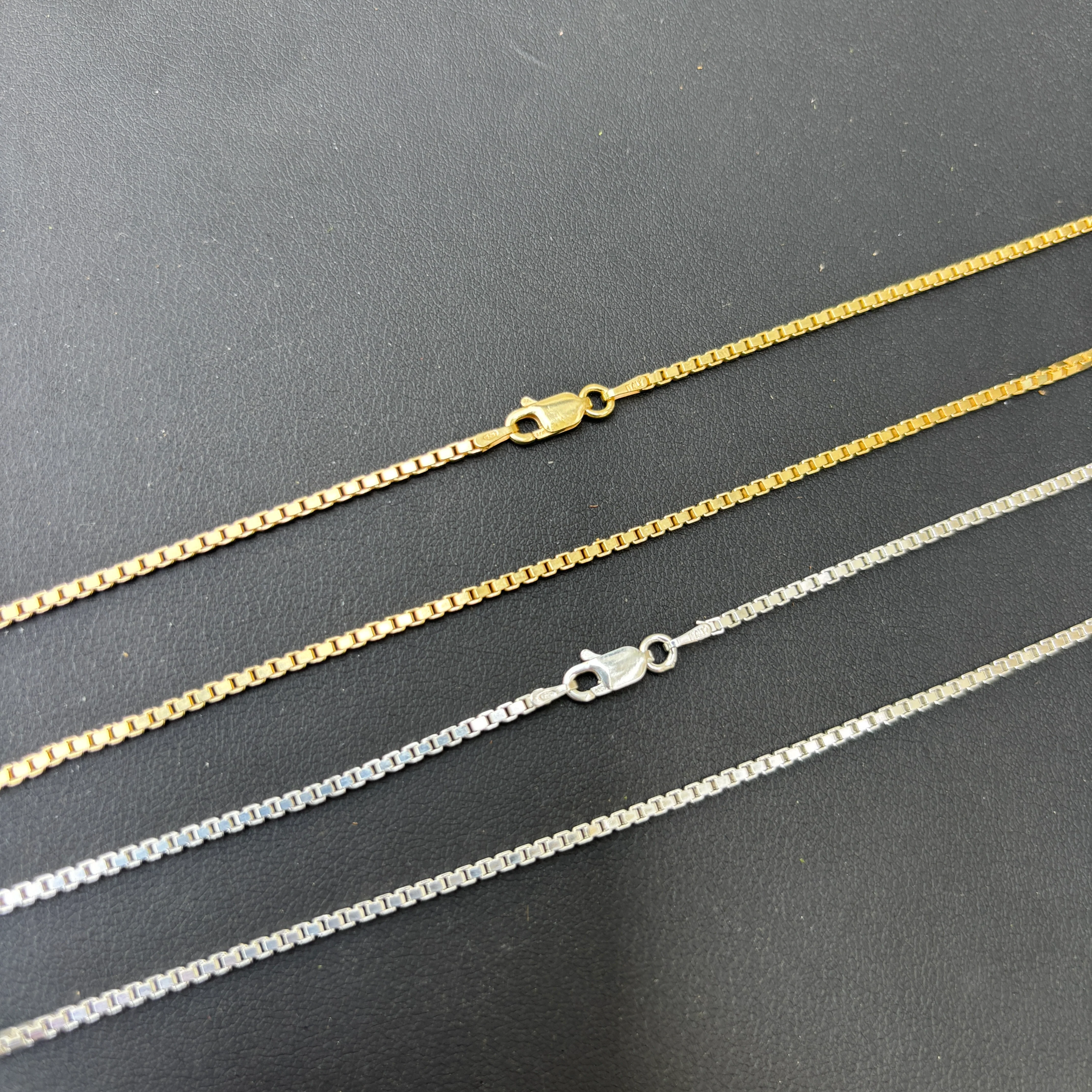 925 Sterling Silver 2mm Box Chain Necklace - Image 8