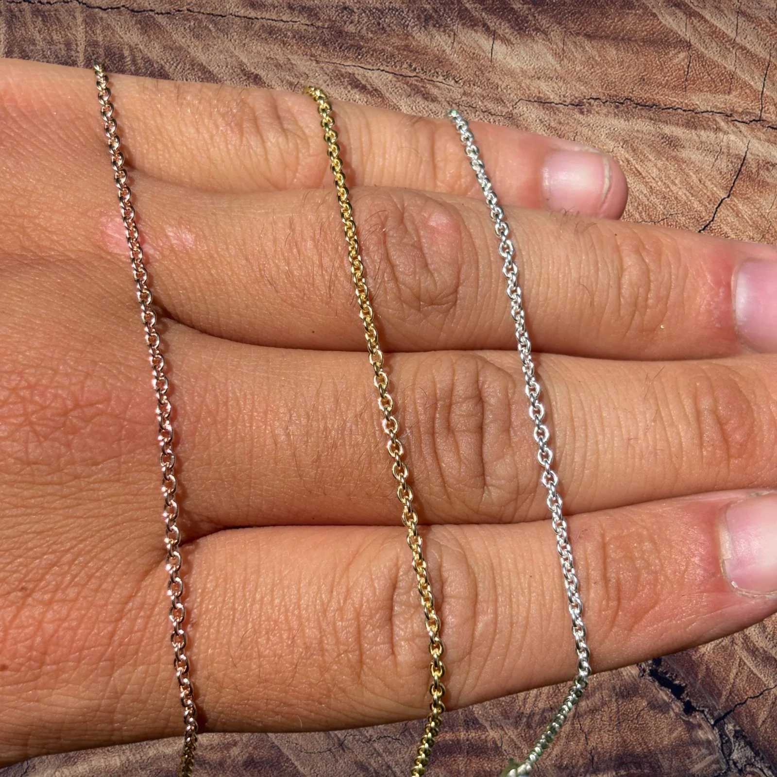 925 Sterling Silver 2mm Cable Chain Necklace - Image 10