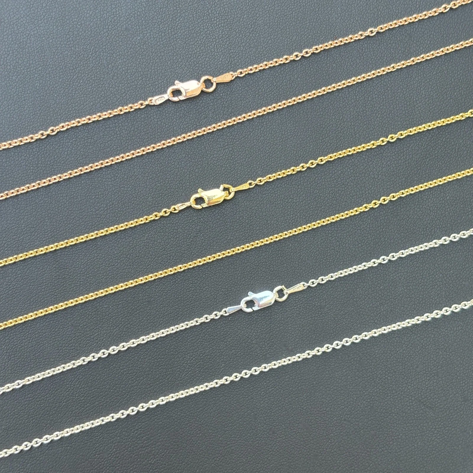 925 Sterling Silver 2mm Cable Chain Necklace - Image 11