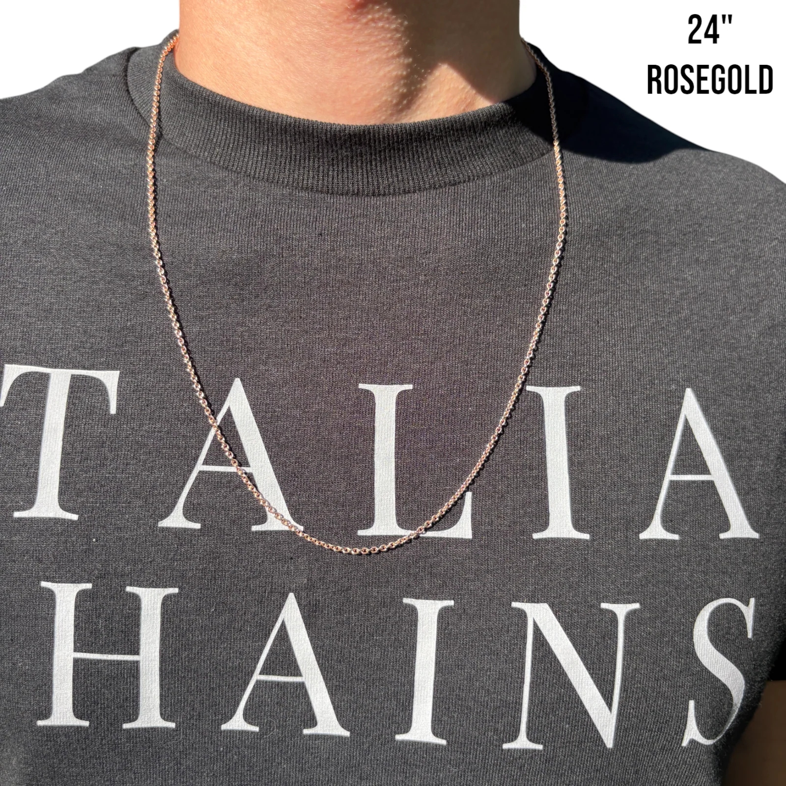 925 Sterling Silver 2mm Cable Chain Necklace - Image 16