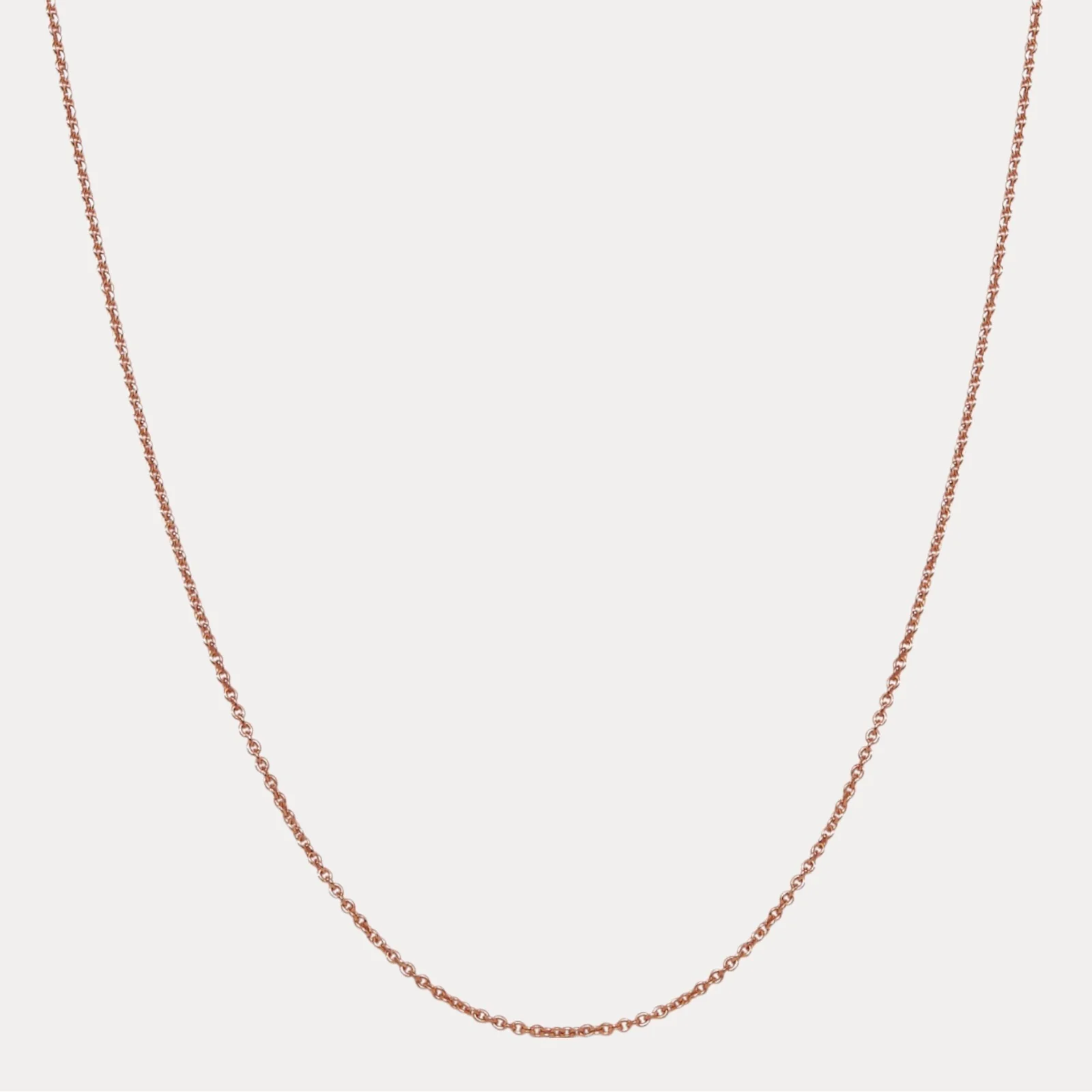 925 Sterling Silver 2mm Cable Chain Necklace - Image 3
