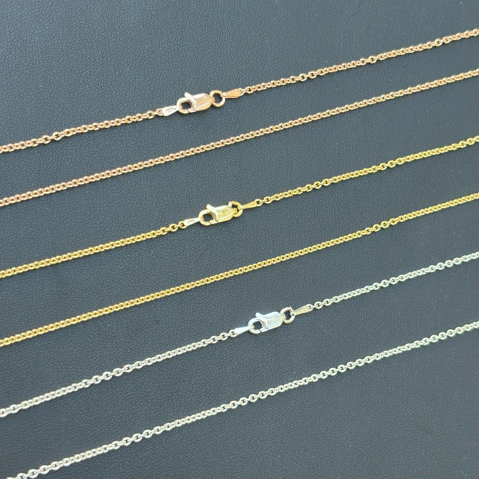 925 Sterling Silver 2mm Cable Chain Necklace - Image 4