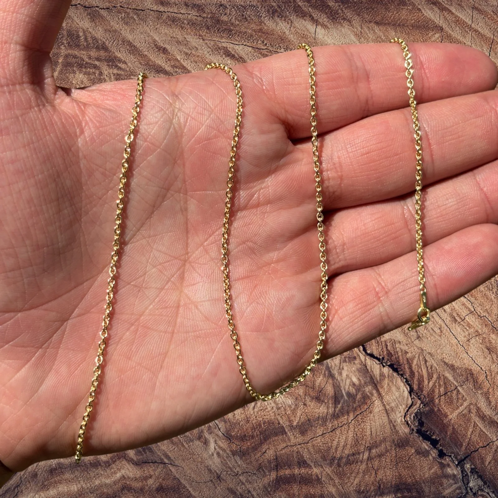 925 Sterling Silver 2mm Cable Chain Necklace - Image 6