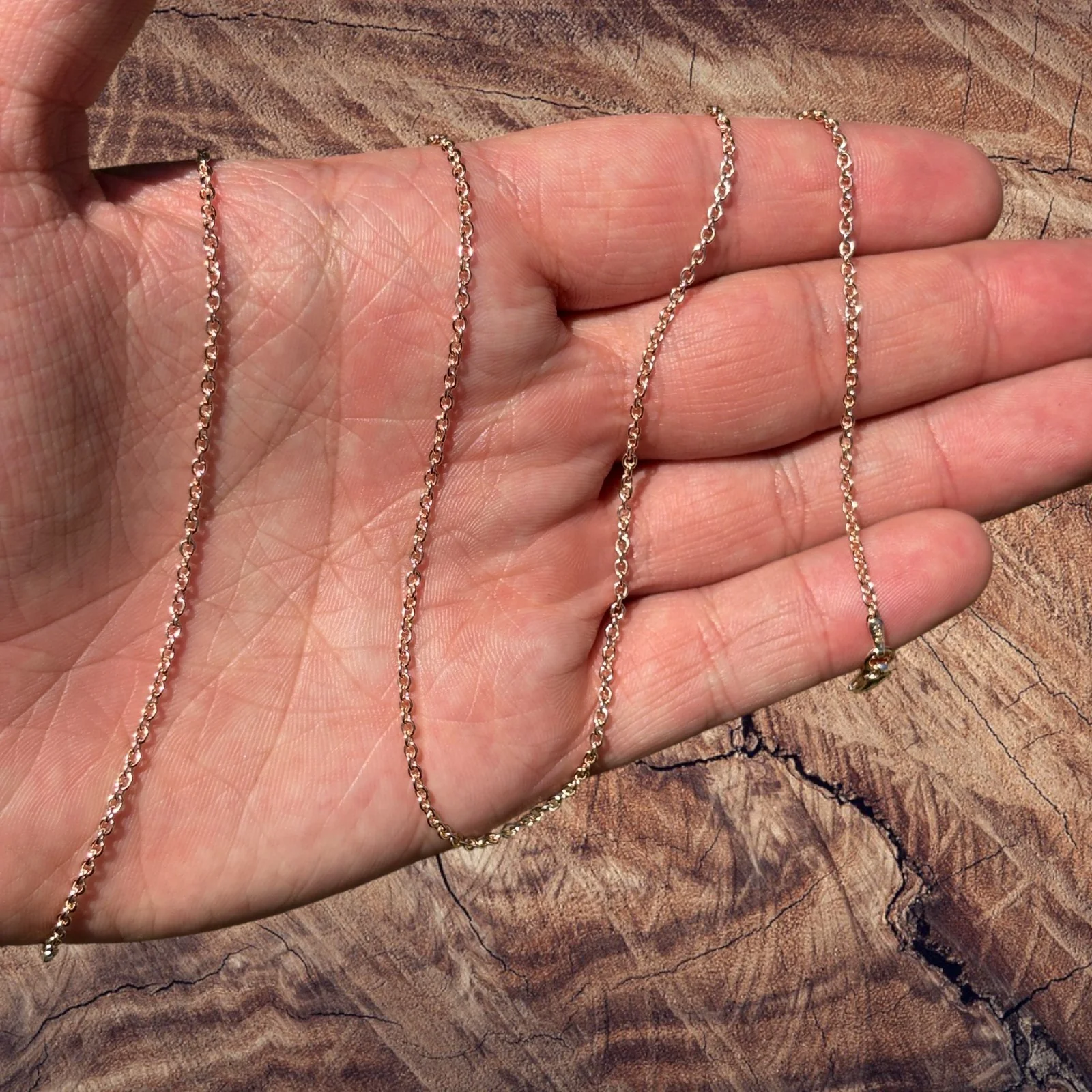 925 Sterling Silver 2mm Cable Chain Necklace - Image 7