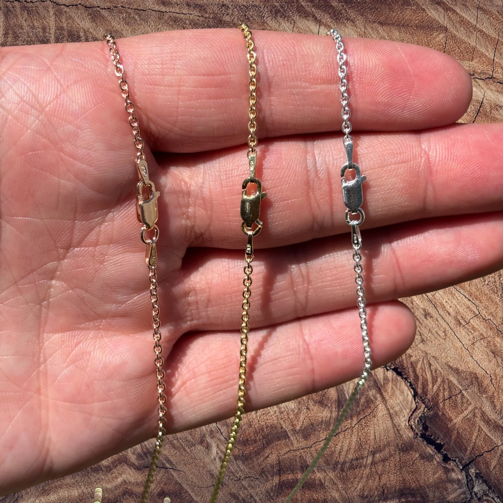 925 Sterling Silver 2mm Cable Chain Necklace - Image 8