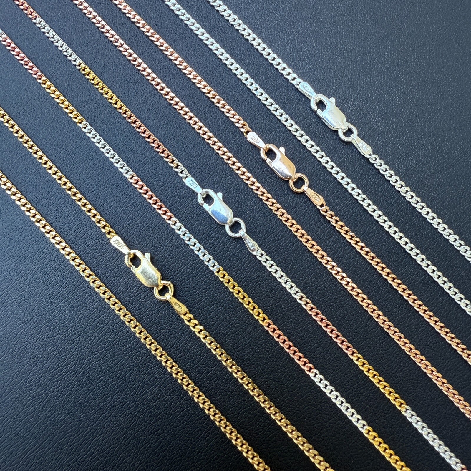 925 Sterling Silver 2mm Miami Cuban Chain Necklace - Image 10