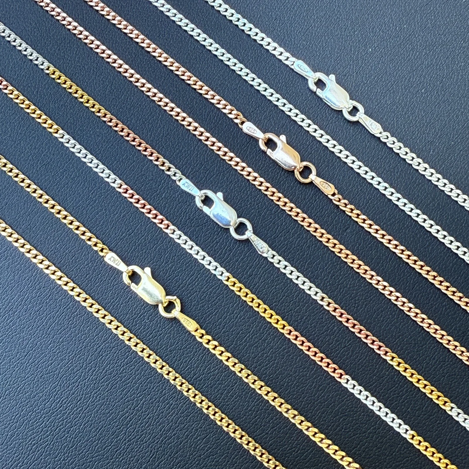 925 Sterling Silver 2mm Miami Cuban Chain Necklace - Image 4