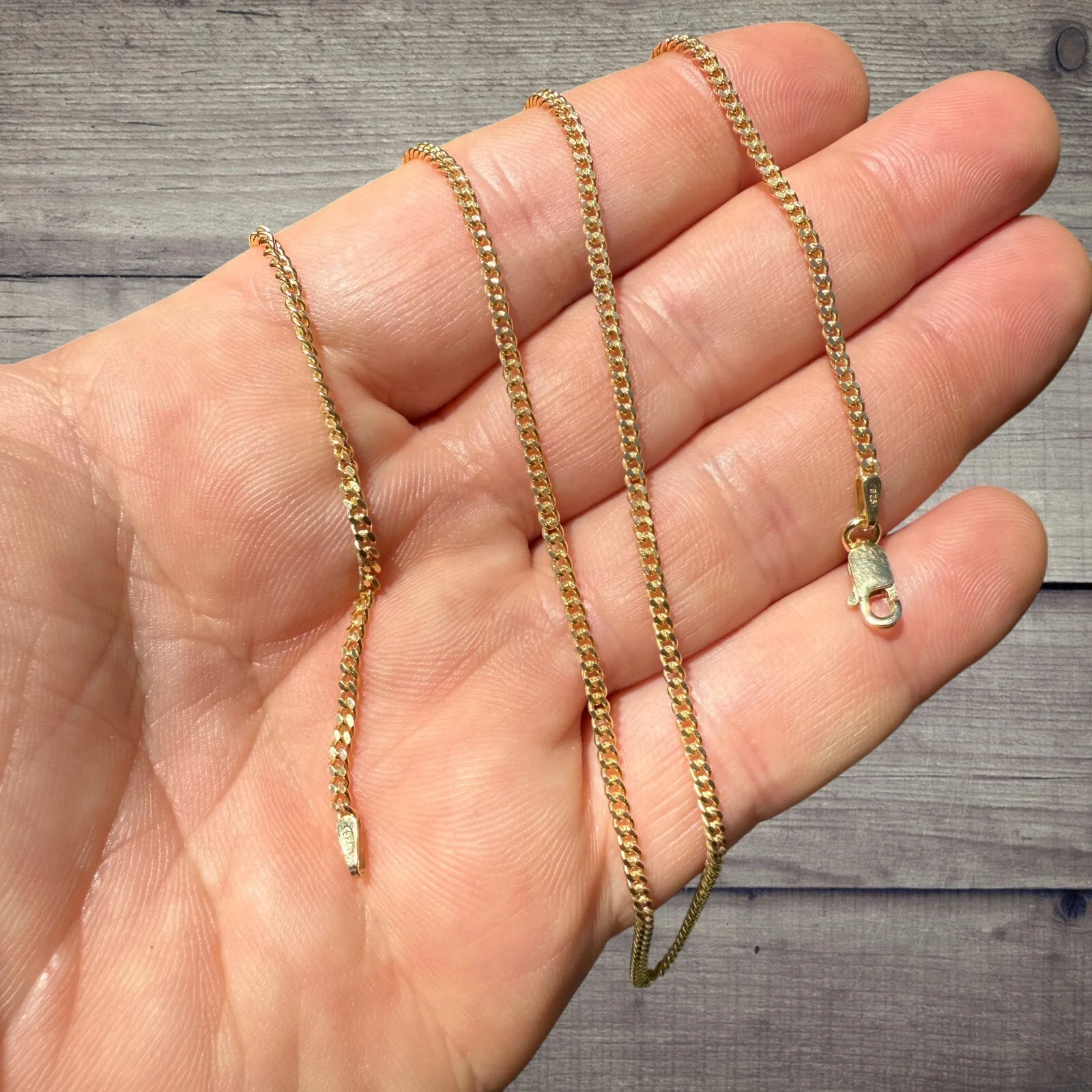 925 Sterling Silver 2mm Miami Cuban Chain Necklace - Image 6