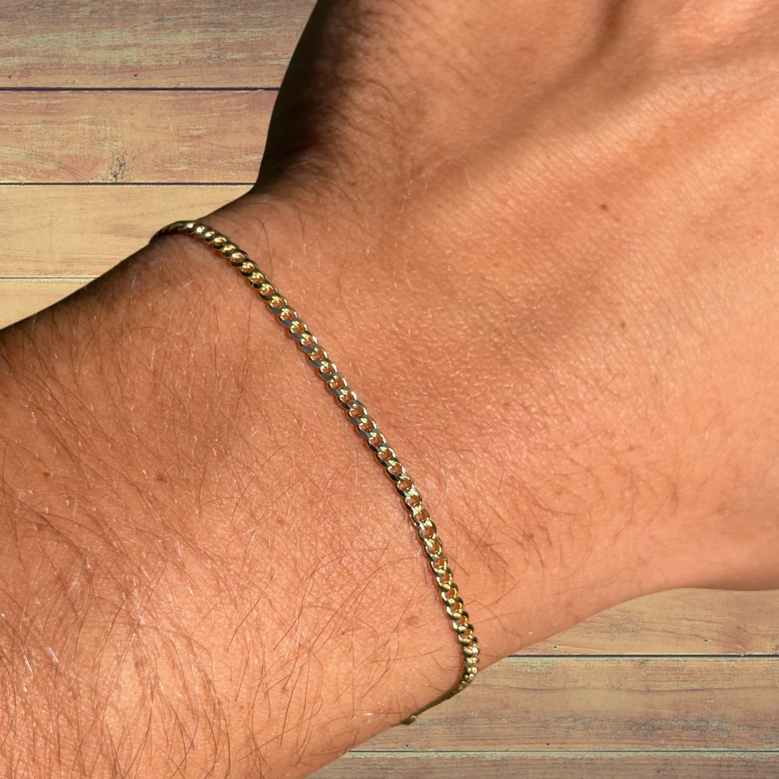 925 Sterling Silver 2mm Curb Bracelet - Image 16