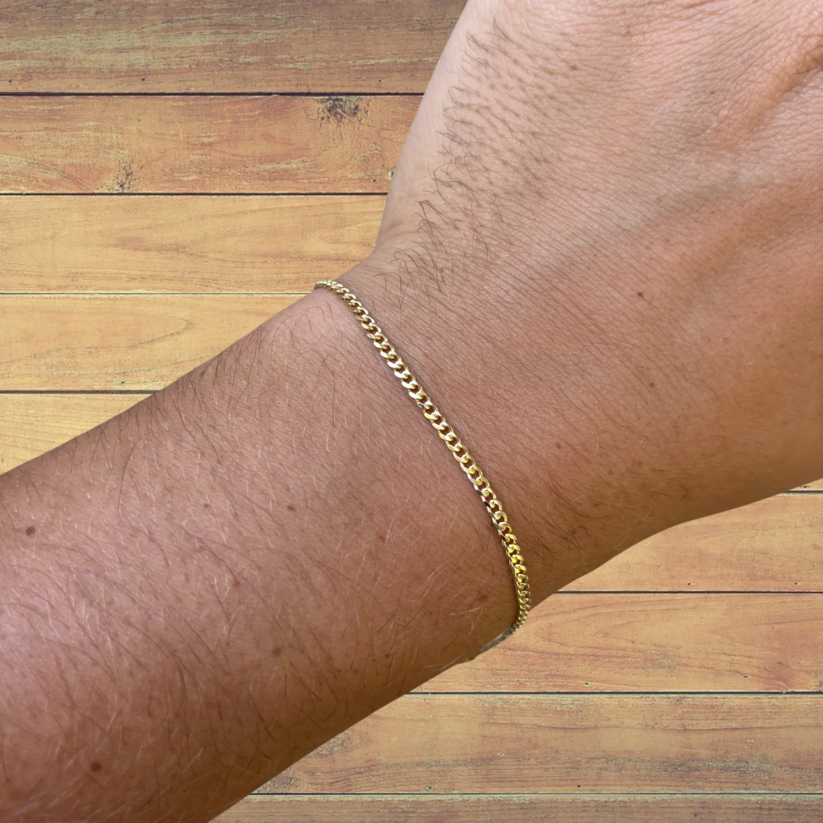 925 Sterling Silver 2mm Curb Bracelet - Image 17