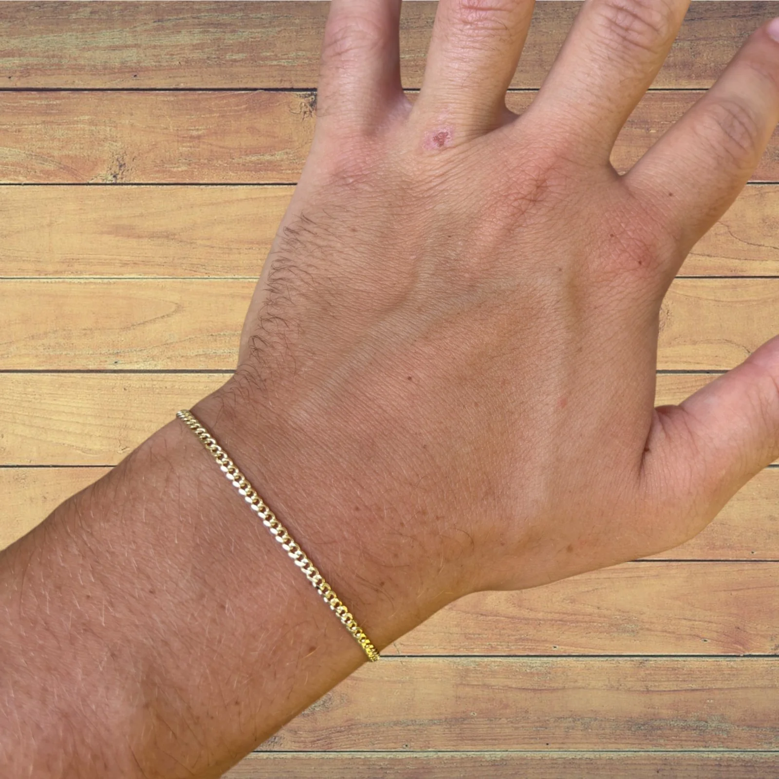 925 Sterling Silver 2mm Curb Bracelet - Image 19