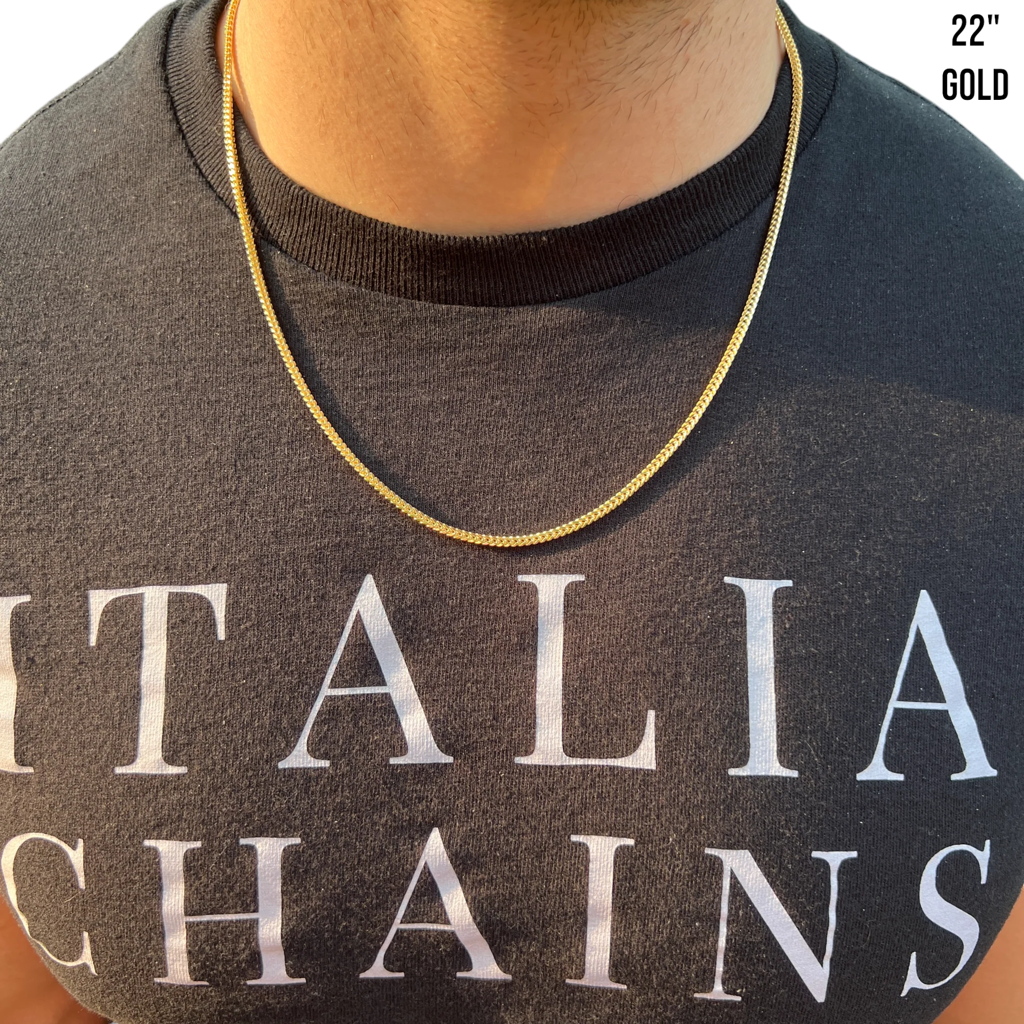 925 Sterling Silver 2mm Franco Chain Necklace - Image 14